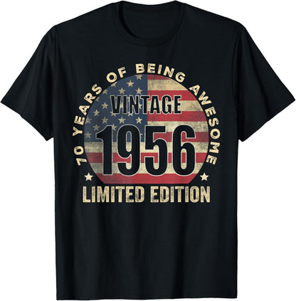 Vintage 1956 Limited Edition 70 Year Old 70th Birthday
