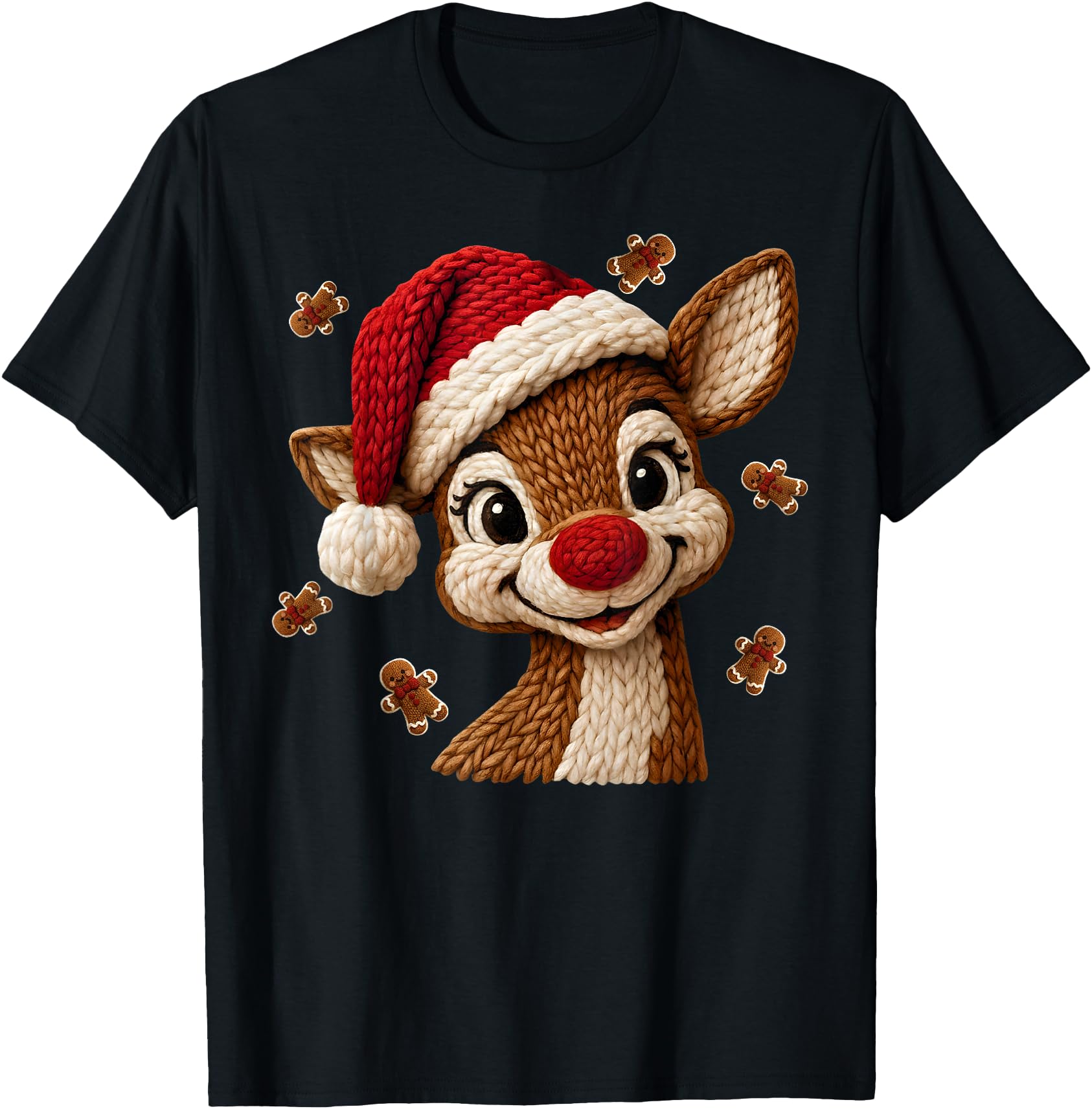 Cute Reindeer Rudolph Crochet Christmas Xmas Pajamas Holiday