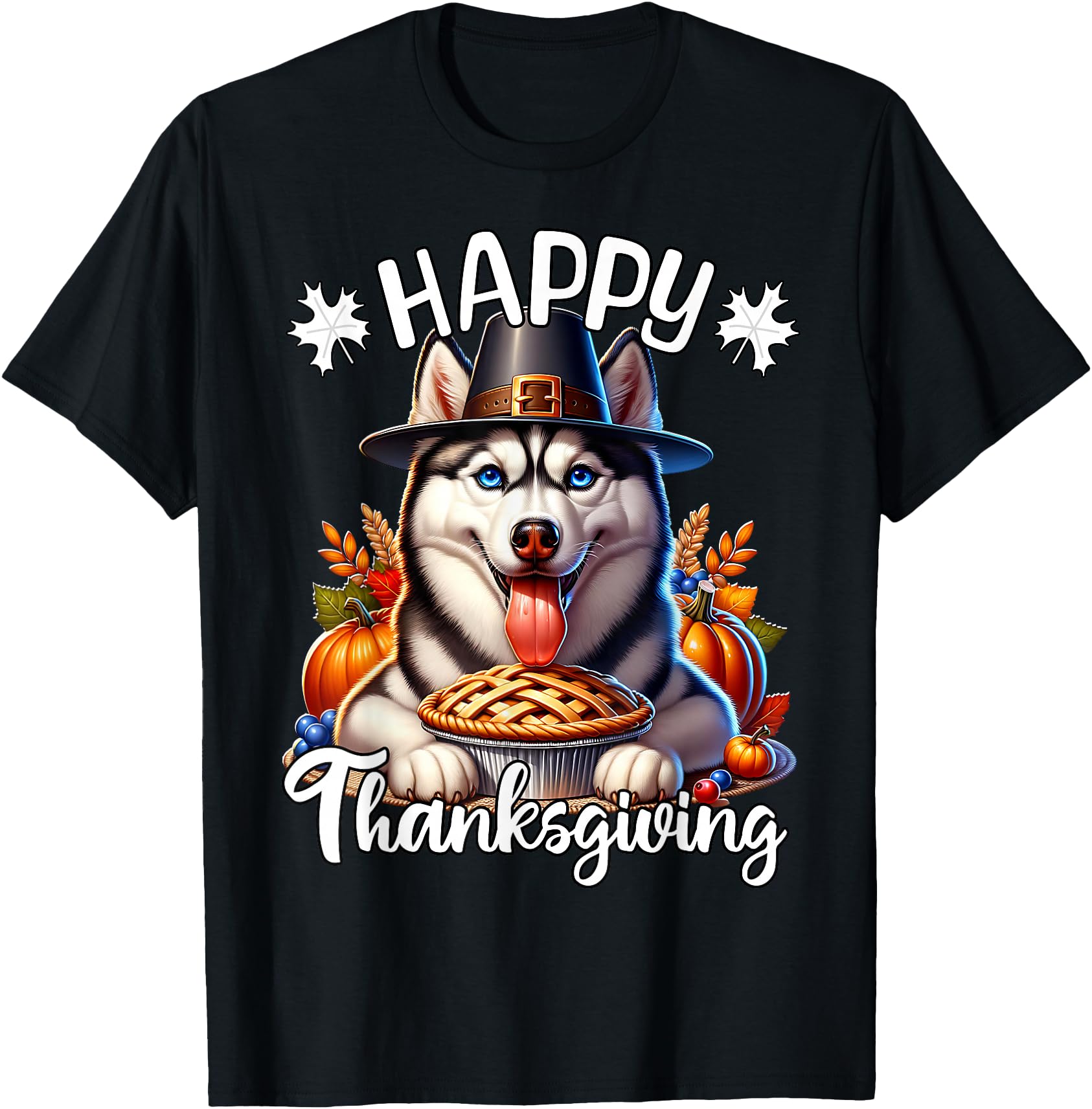 Husky Happy Thanksgiving Husky