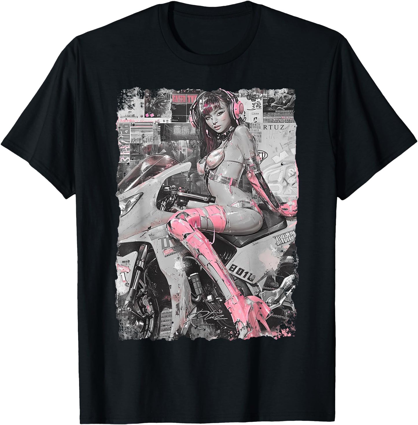 Supersport bike Superbike Pin-up girl racing motorcycle