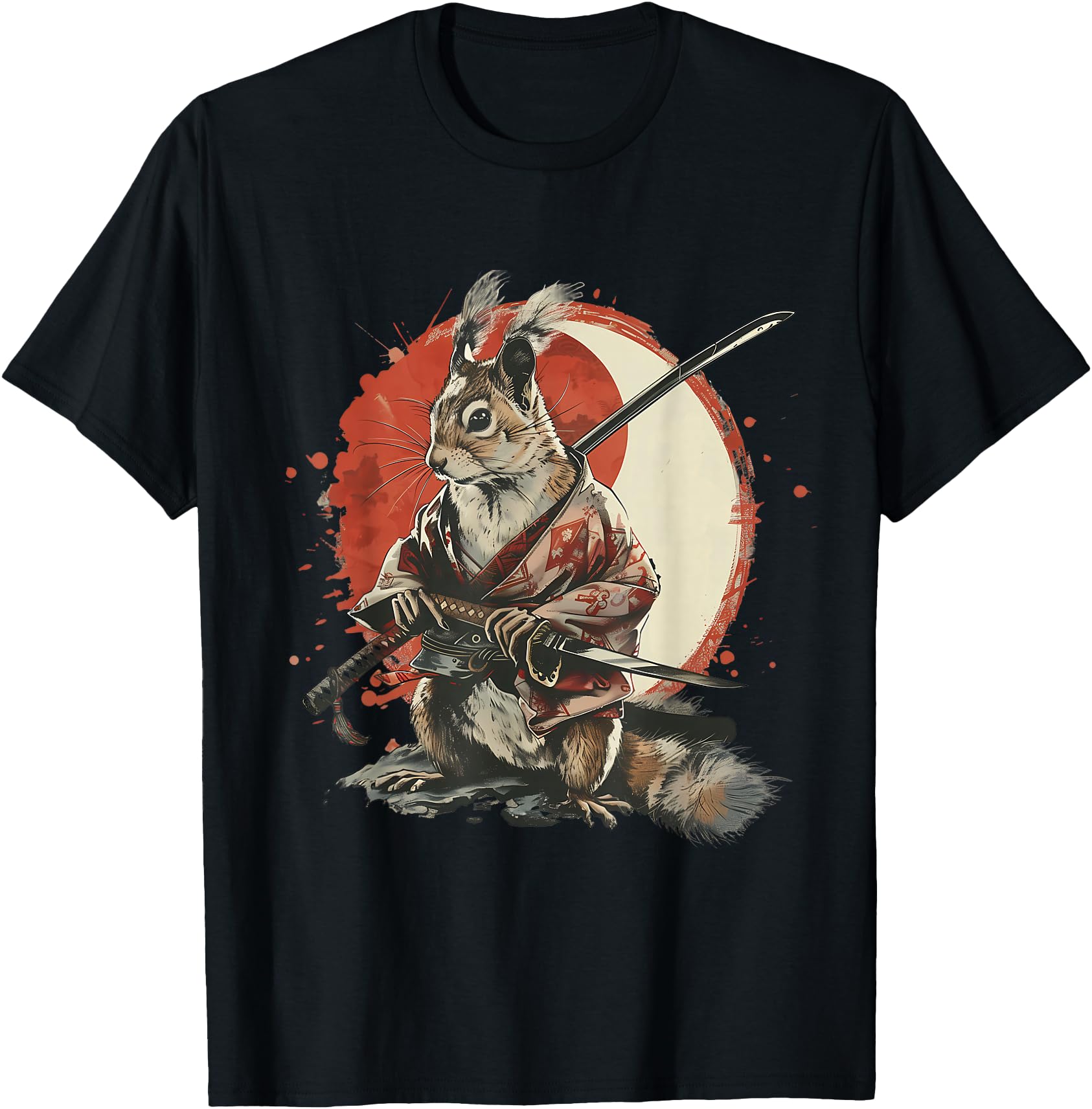 Samurai Squirrel Japanese Ninja Squirrel Japanese Warrior