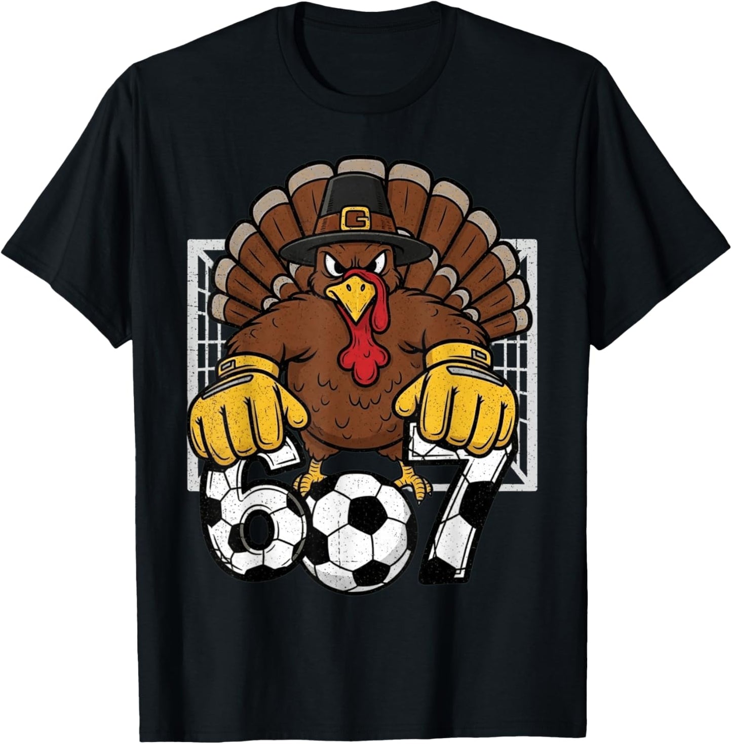 Turkey Goalie Soccer 67 Six Seven Boys Thanksgiving