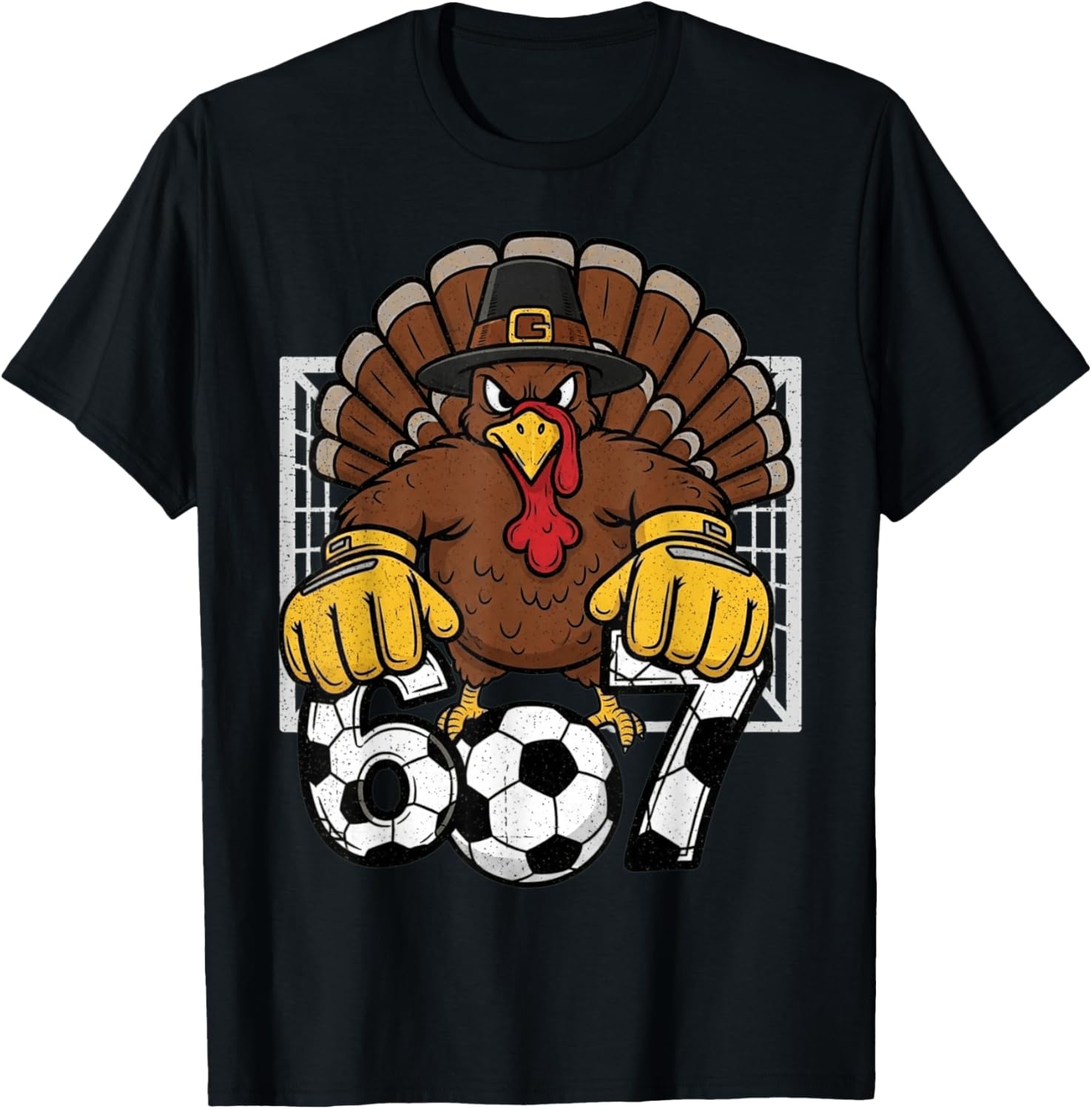 Turkey Goalie Soccer 67 Six Seven Boys Thanksgiving