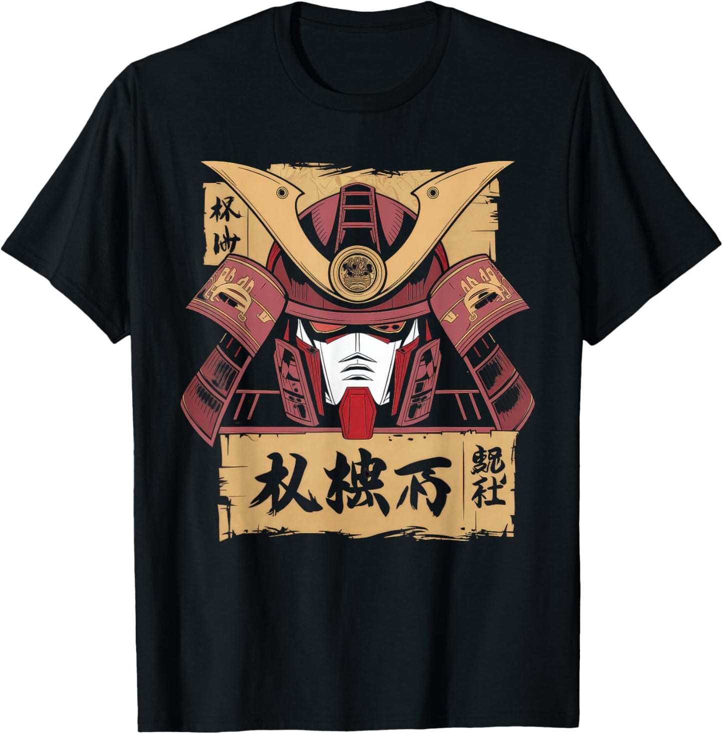 Mecha Tshirt Japanese Mecha Robot Head Anime Art Ukiyo-E