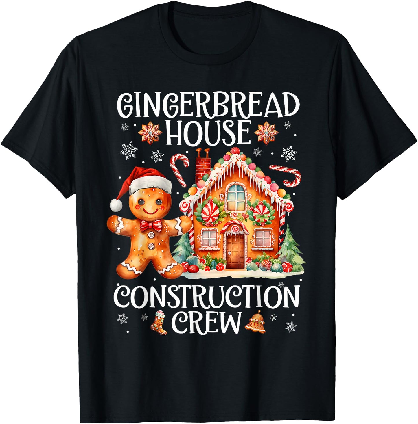 Gingerbread House Construction Crew Cookie Baking Christmas