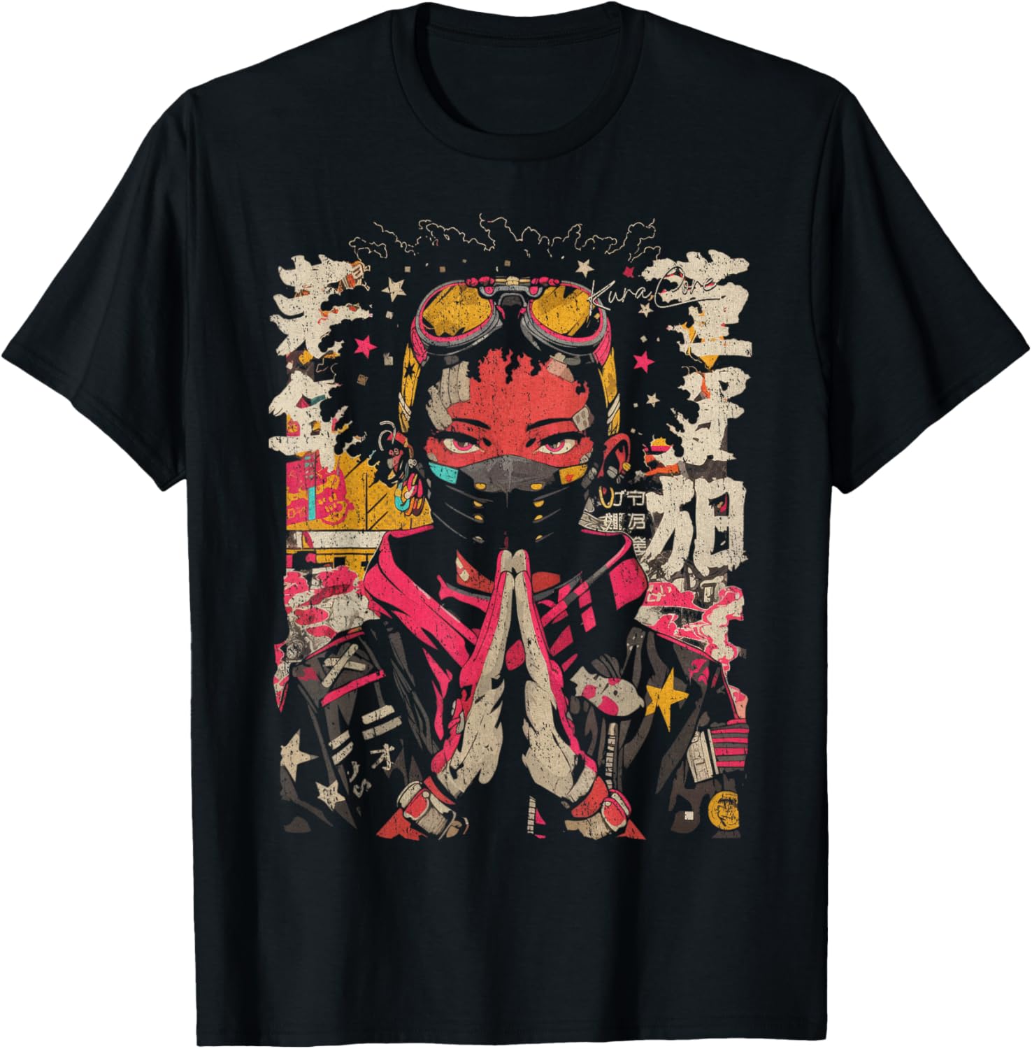 Japanese Streetwear Afro Cyberpunk Y2K Techwear Manga Anime