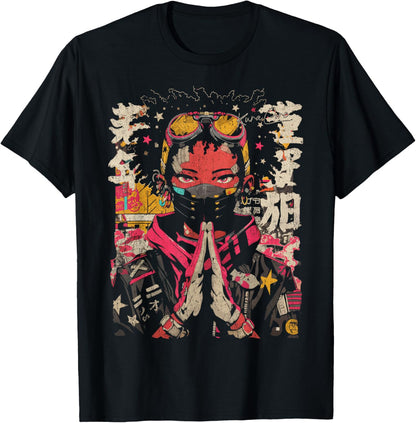 Japanese Streetwear Afro Cyberpunk Y2K Techwear Manga Anime