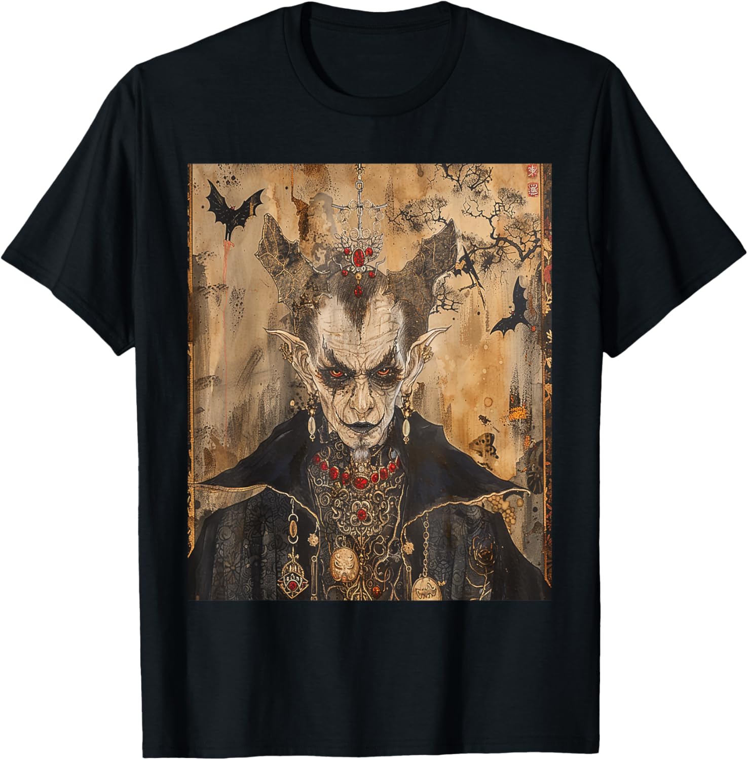 Scary Japanese Dracula Vampire Dynasty Adult Halloween Art