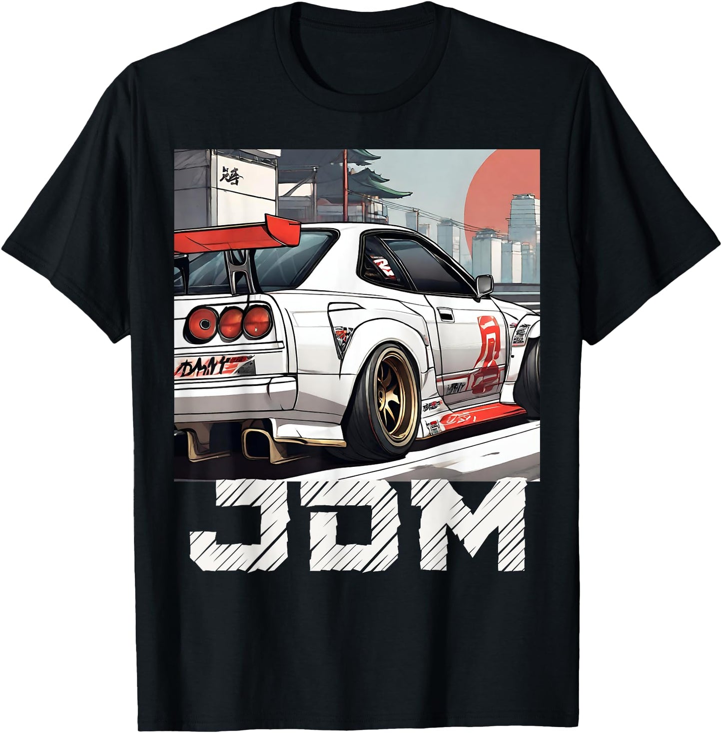 Retro JDM Japanese Drift Racing Tuning Car Tokyo Skyline