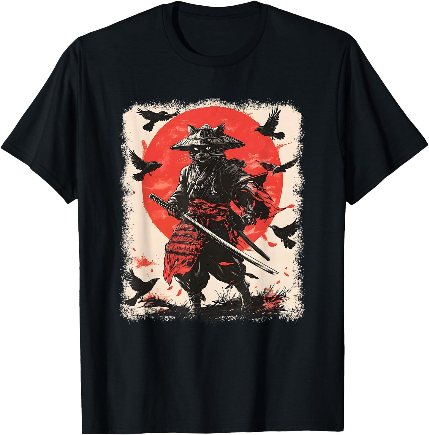 Samurai Cat, Japanese Warrior Art Anime & Vintage Samurai