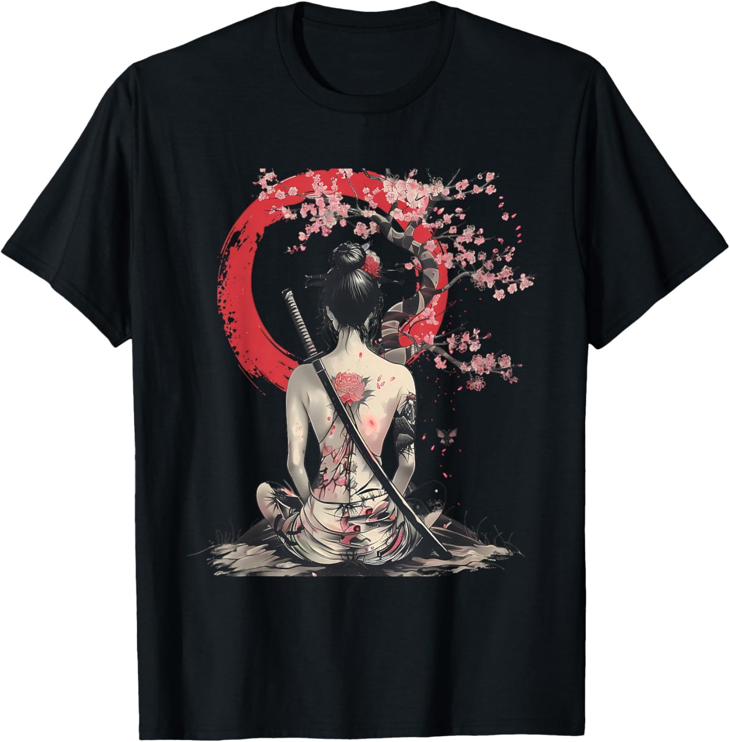 Japanese Samurai Girl Sakura Cherry Blossom Japanese Geisha