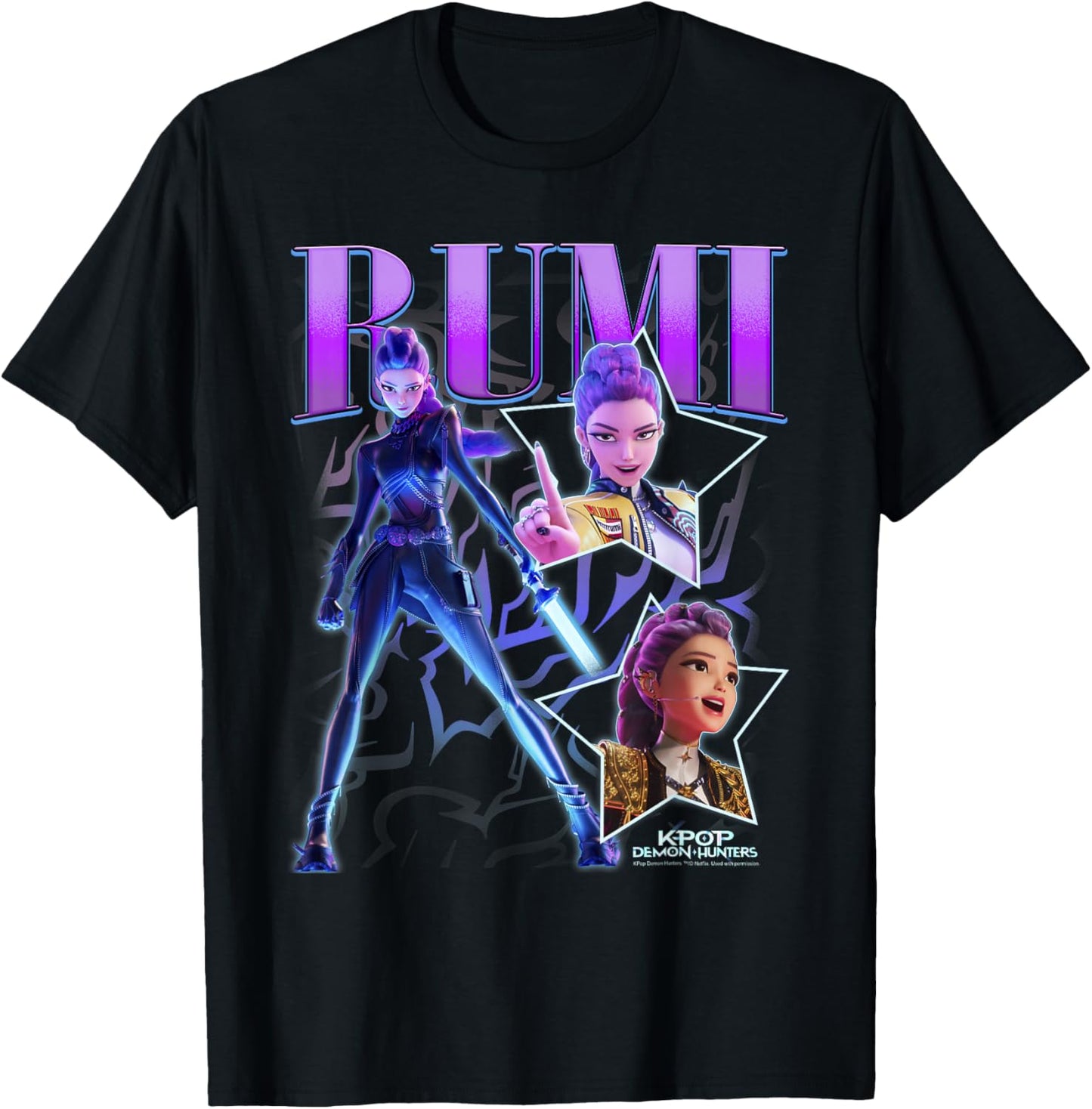 Kpop Demon Hunters Halloween Rumi Showcase Y2K Style Poster