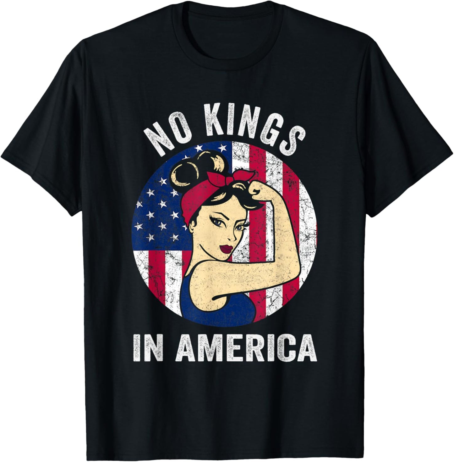 No Kings Shirt Women Vintage America No Kings in America