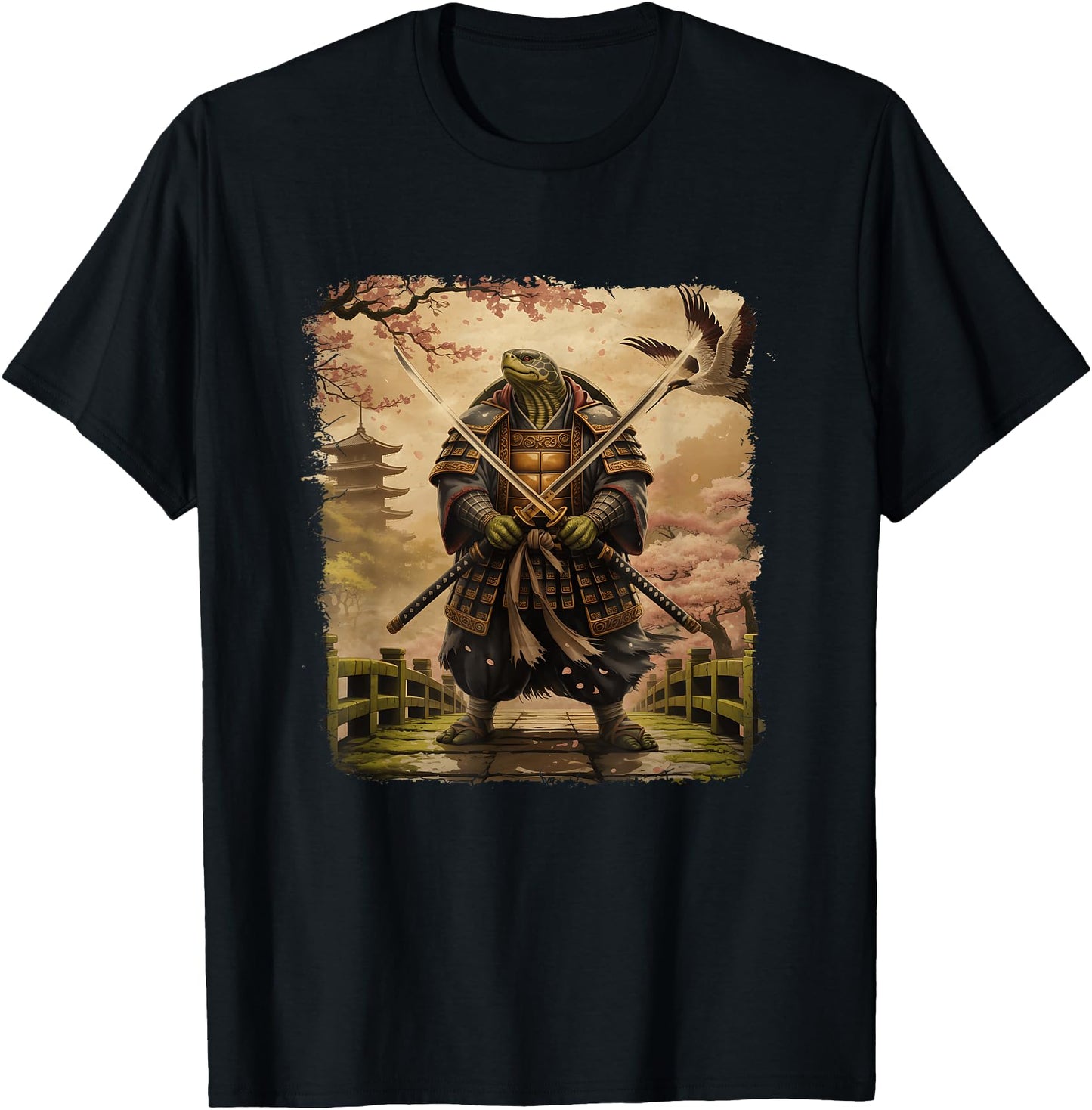 Samurai Turtle Japanese Art Turtle Warrior Bushido Katana