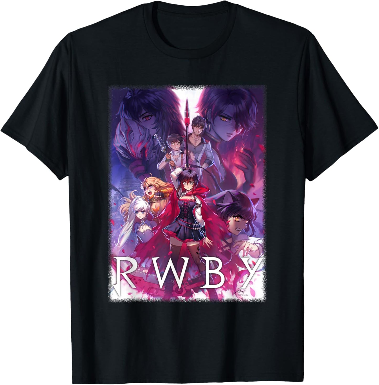 RWBY Colorful Show Poster Anime Cartoon