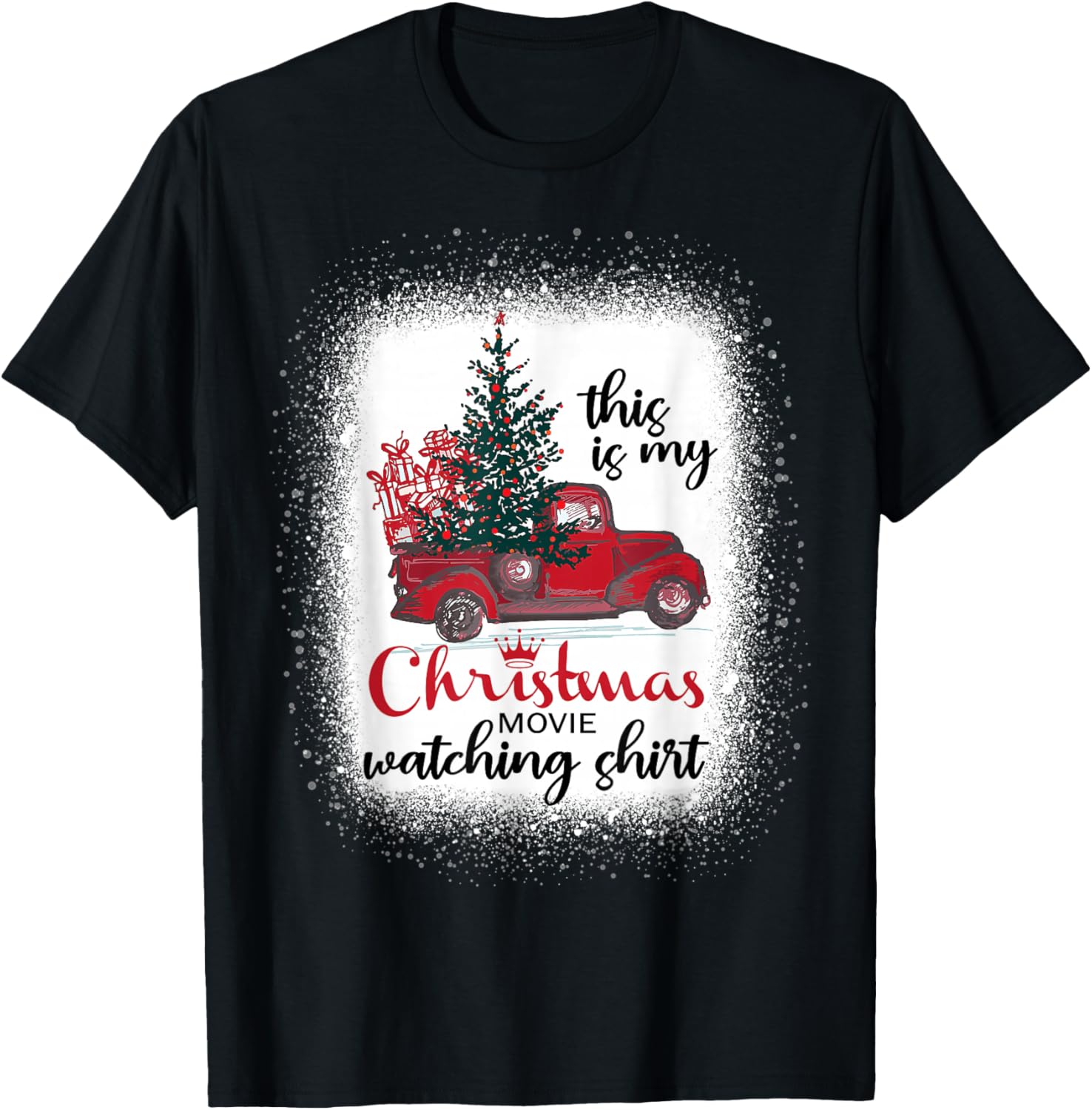 This Is My Christmas Movie Watching Shirt Vintage Red Truck
