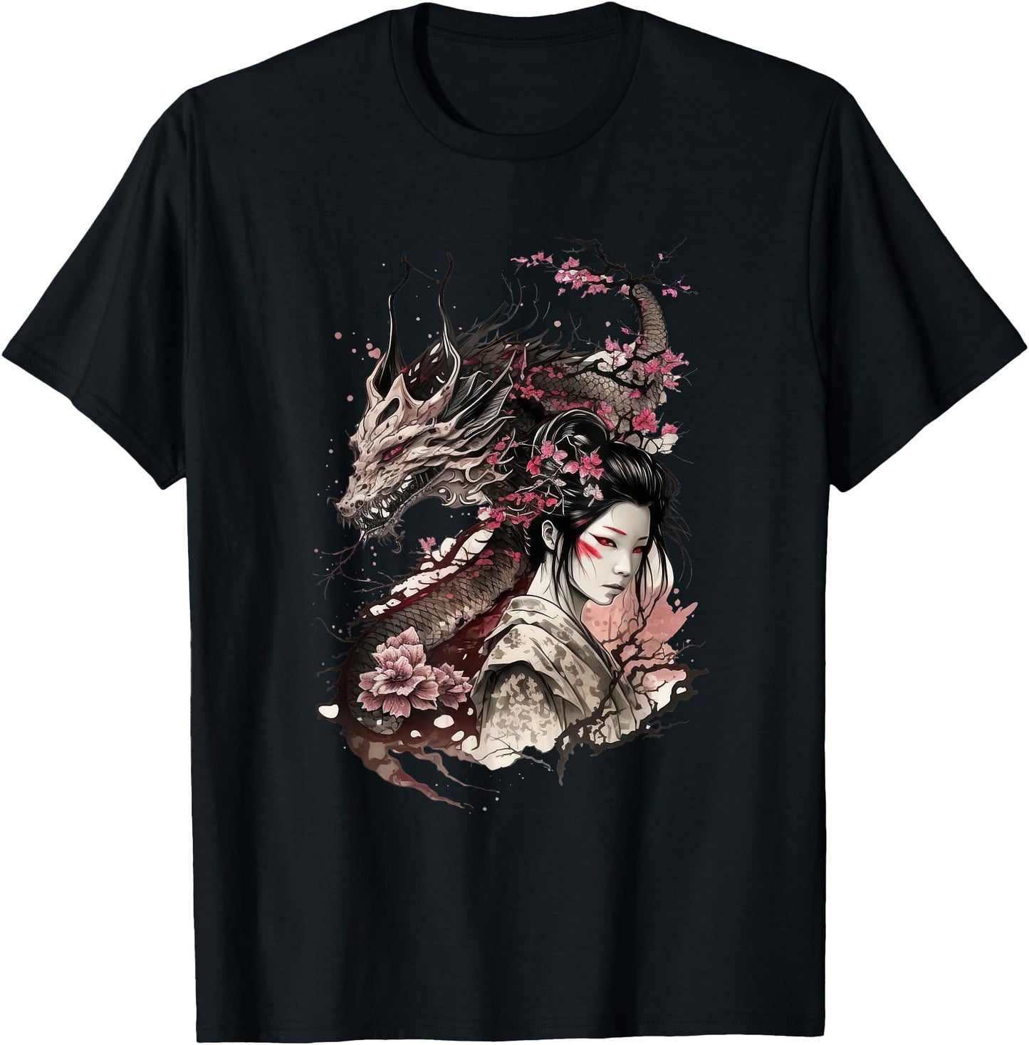 198 Sakura Japan Geisha Japanese Dragon Cherry Blossom