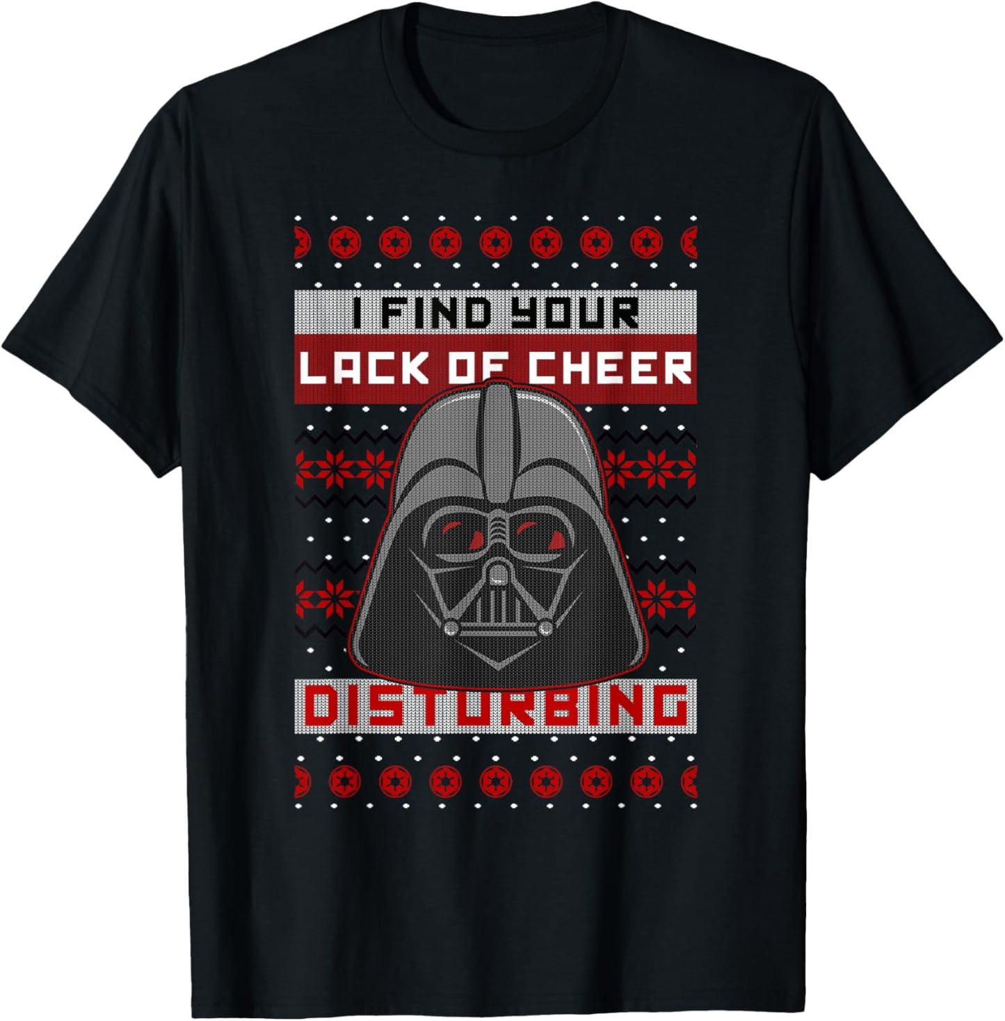 Star Wars Vader Lack Of Cheer Ugly Christmas Sweater T-Shirt