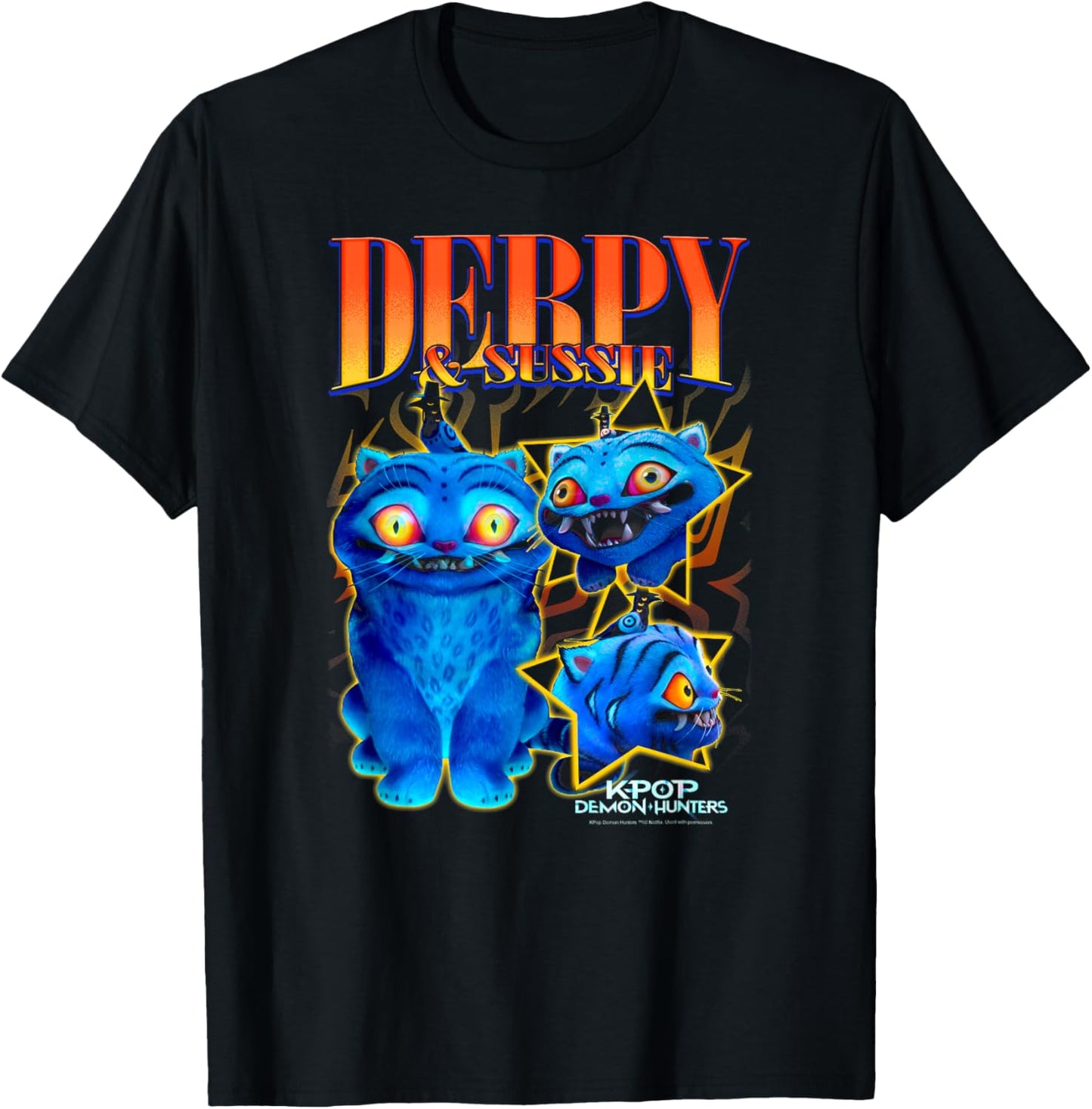 Kpop Demon Hunters Halloween Derpy & Sussie Y2K Style Poster