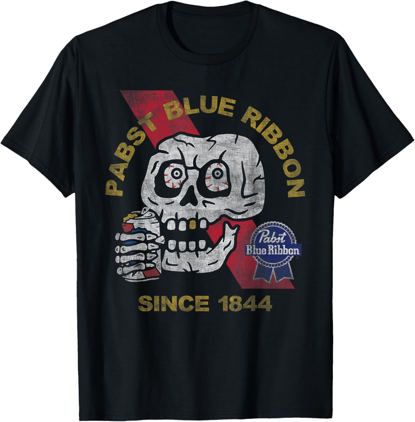 Weathered Pabst Beer Skull Since 1844