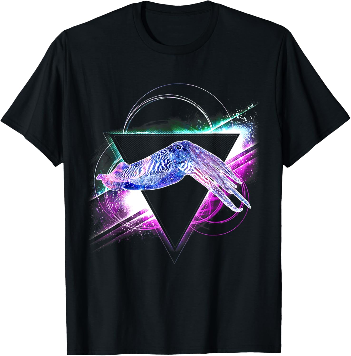 Aesthetic Galaxy Cuttlefish T-Shirt