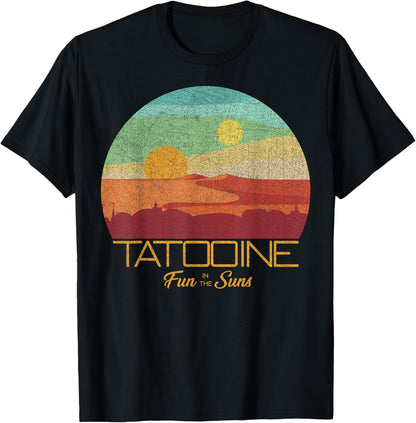 Star Wars Tatooine Postcard Fun in the Sun Vintage Disney+