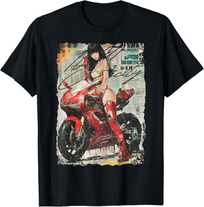Supersport bike Superbike Pin-up girl racing motorcycle