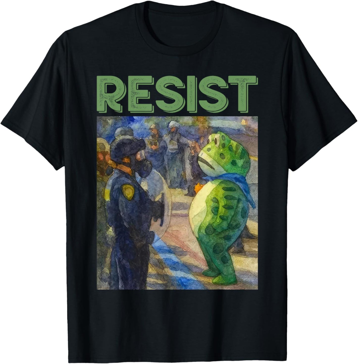 Resist Frog Portland Frog Protest for Men Women