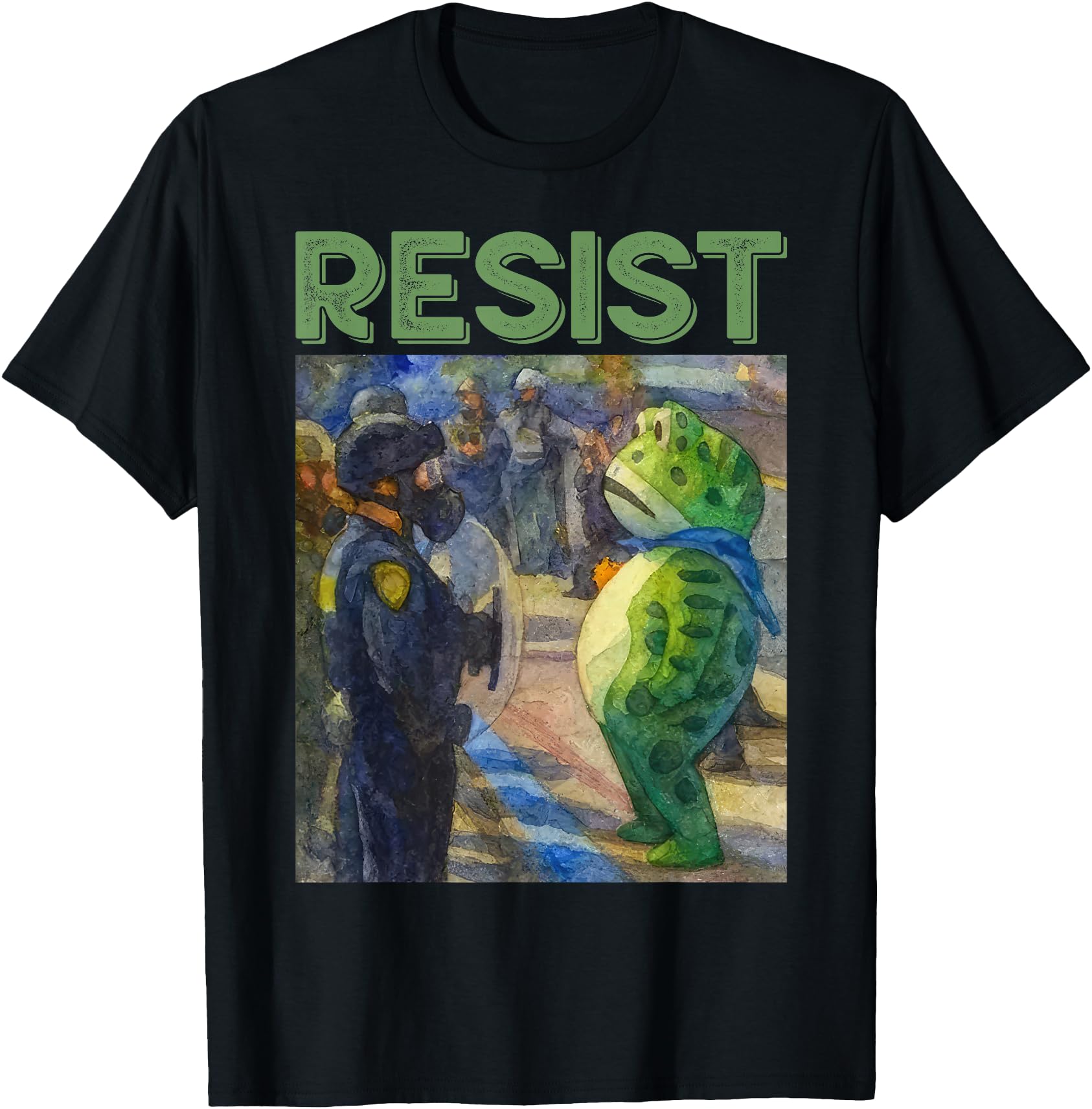 Resist Frog Portland Frog Protest for Men Women