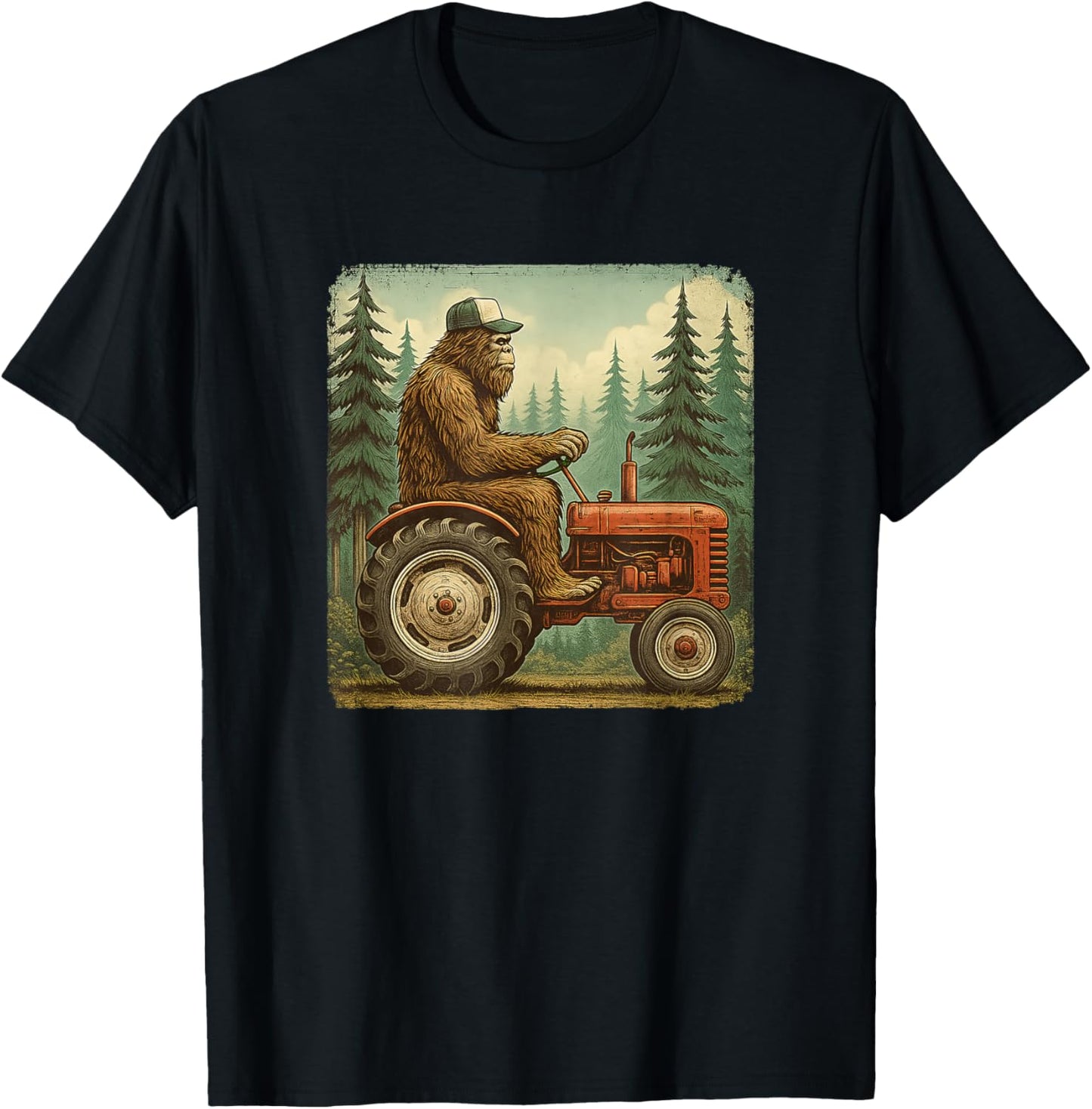 Funny Farmer Design Men Tractor Rancher Farm Dad Distressed