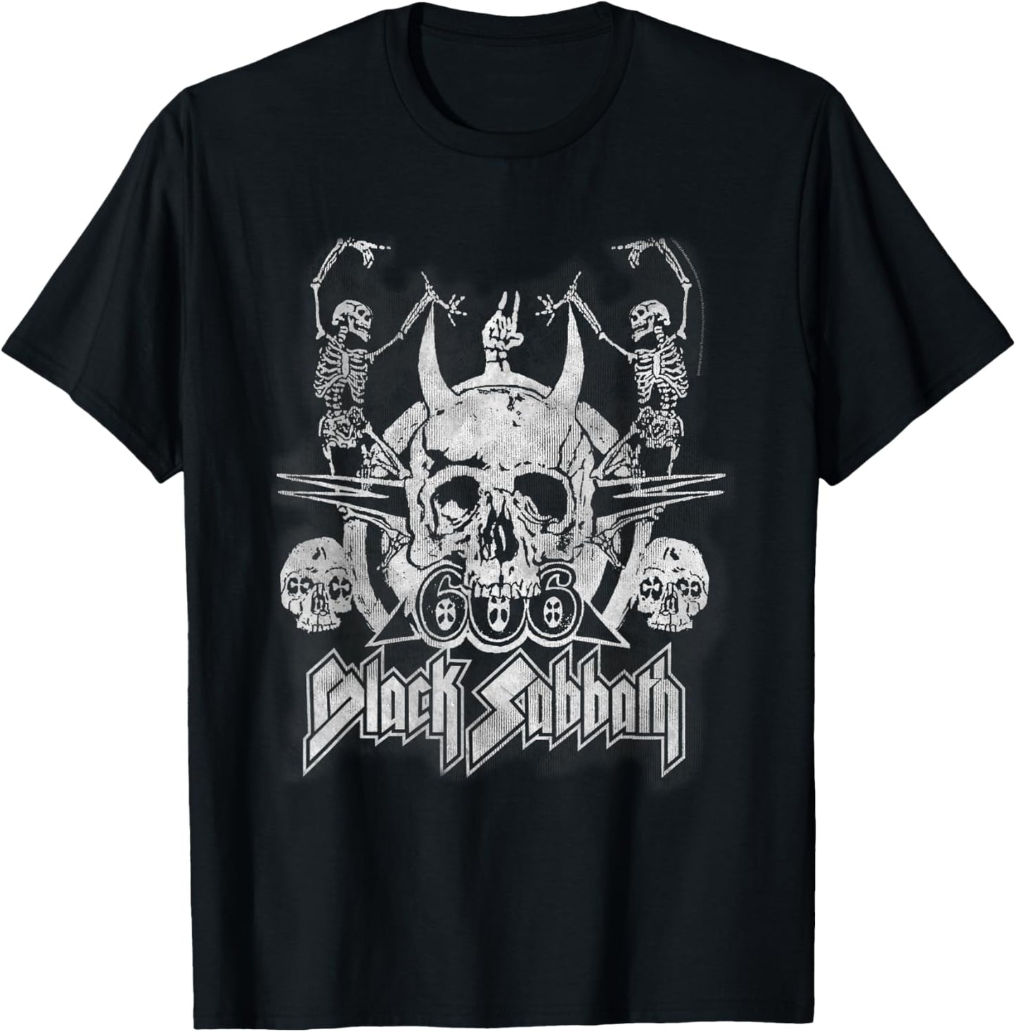 Black Sabbath Official Vintage Dancing Skeletons