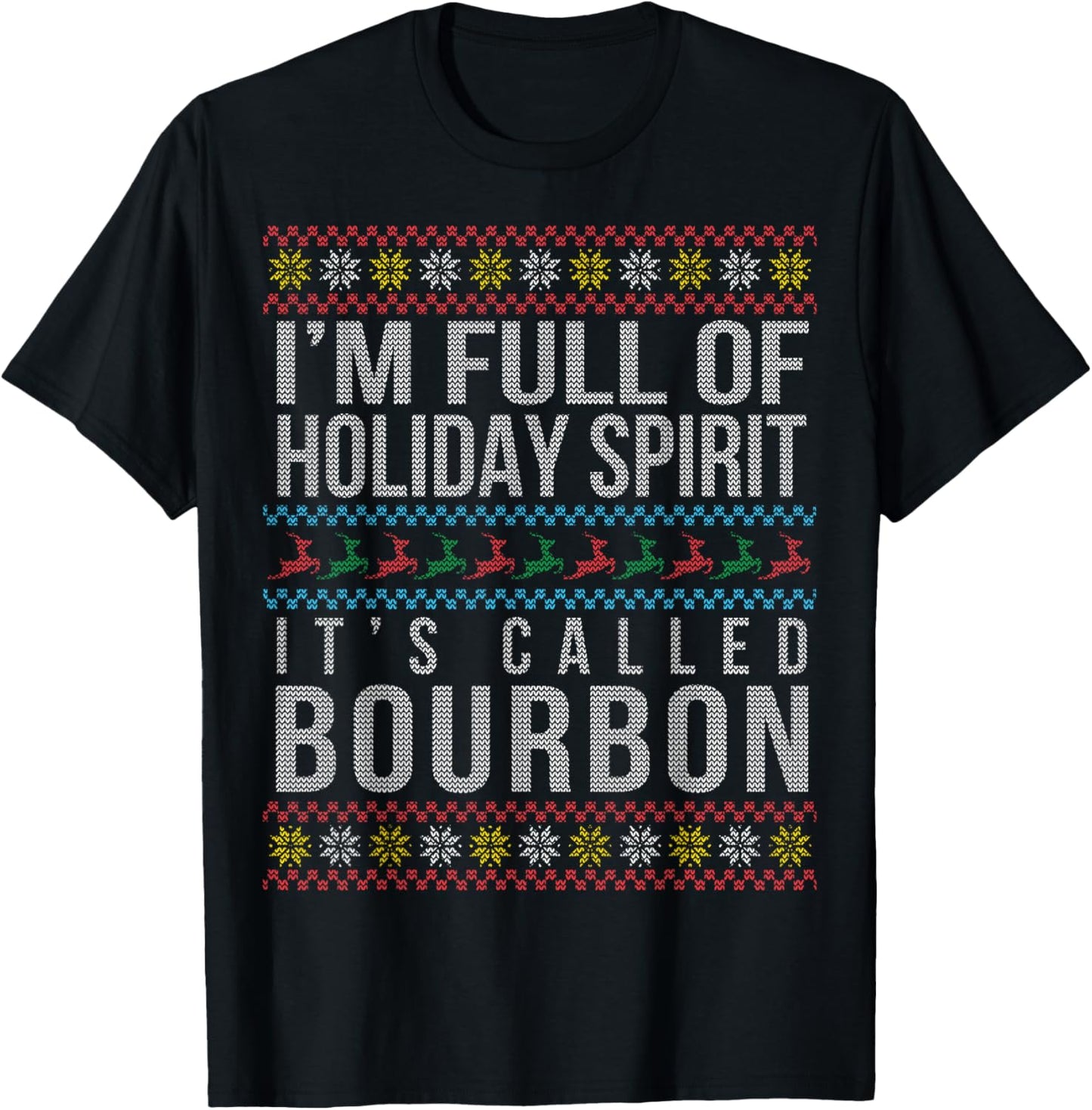 Ugly Christmas Drinking Funny Bourbon Holiday Party