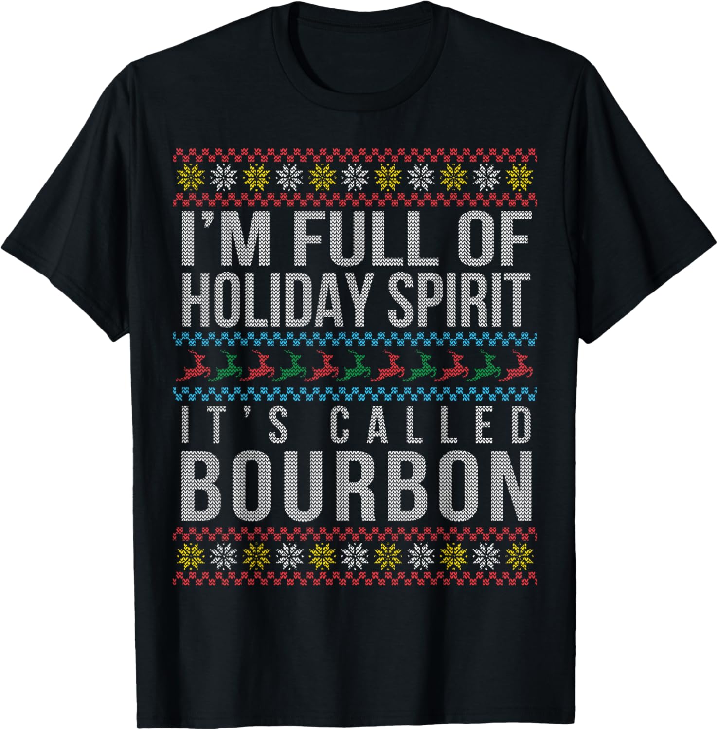Ugly Christmas Drinking Funny Bourbon Holiday Party