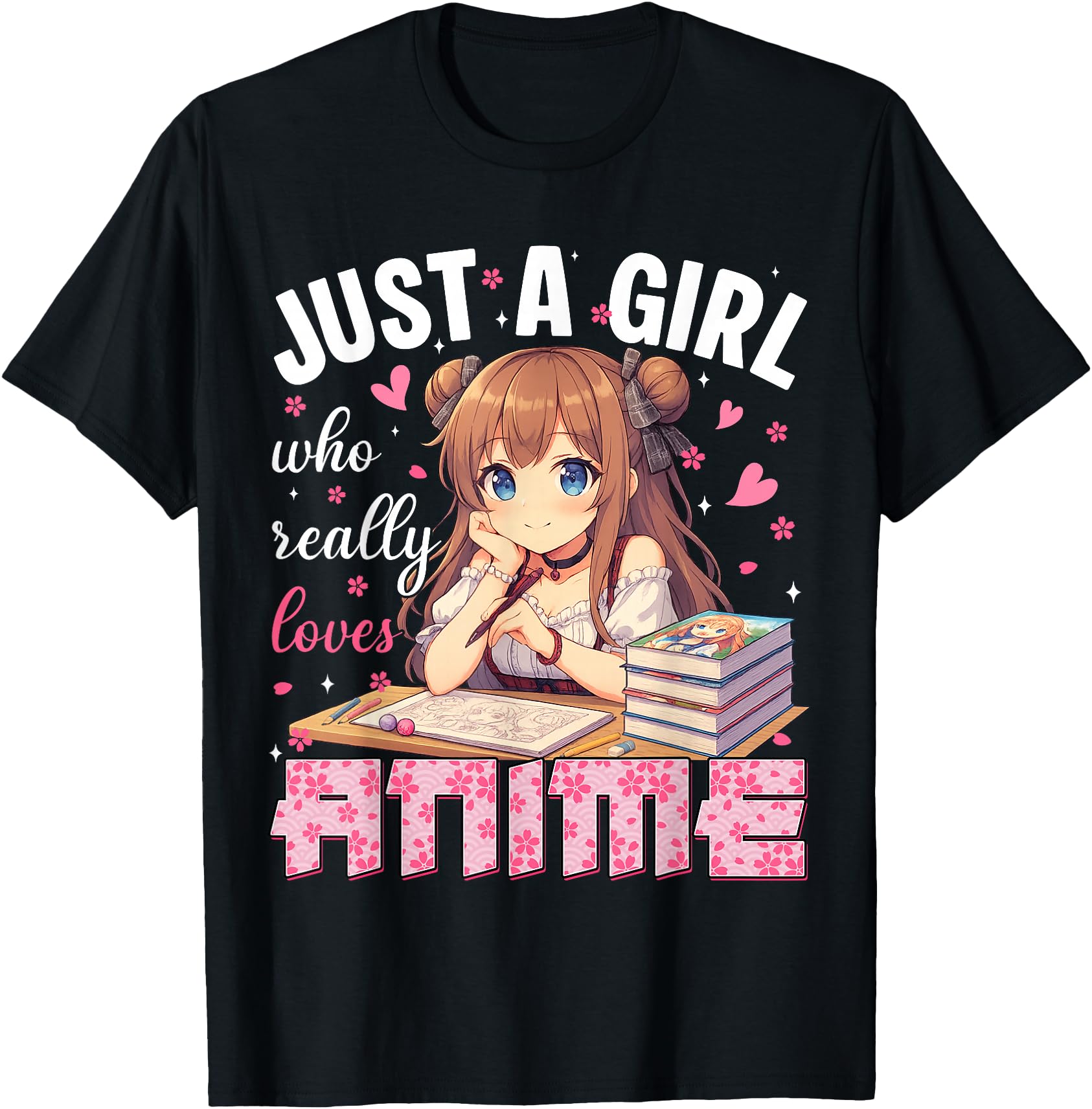 Just A Girl Who Really Loves Anime Heart Apparel Japanese