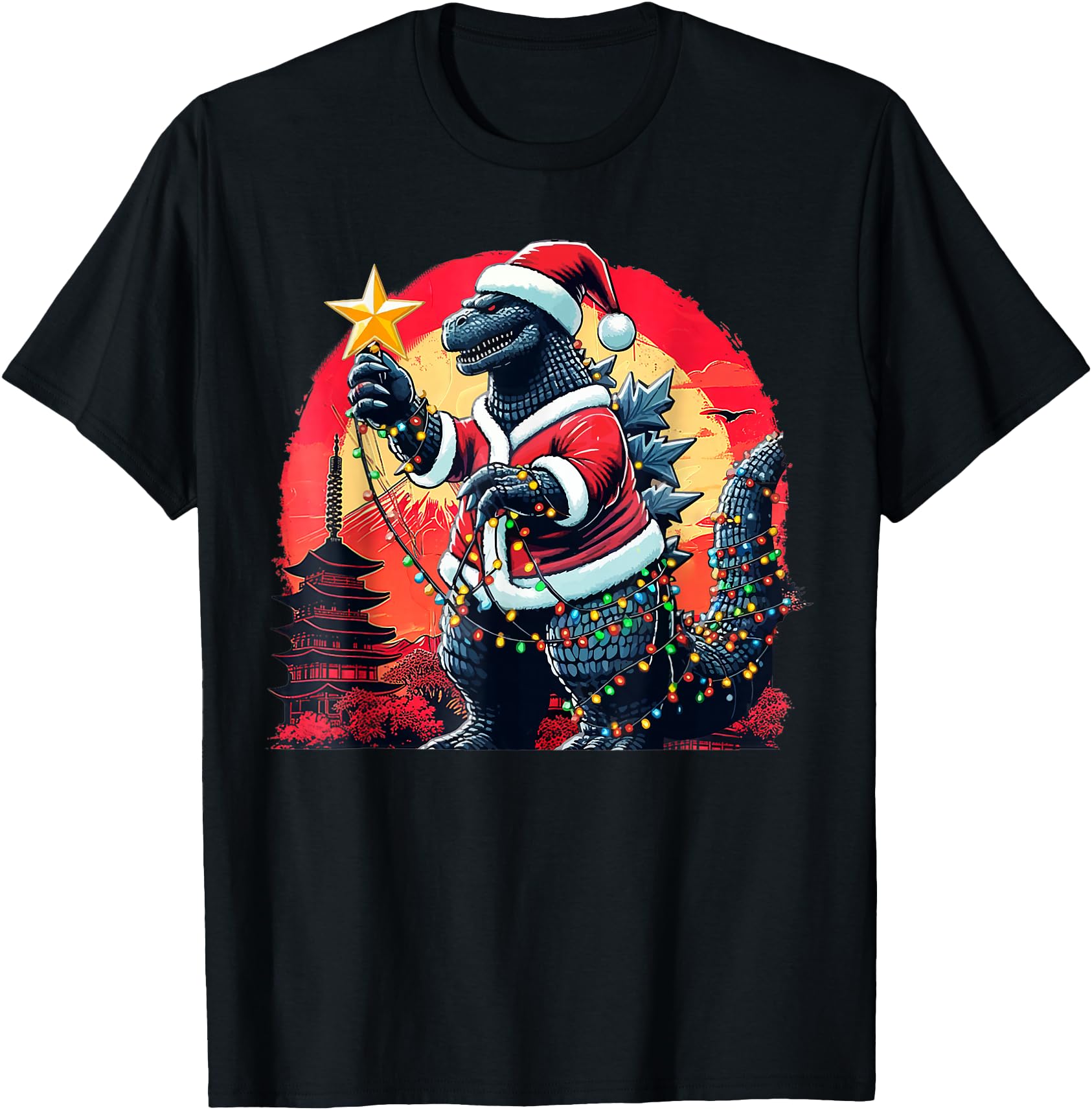 Kaiju Christmas Santazilla Japanese Monster Dinosaur Boys