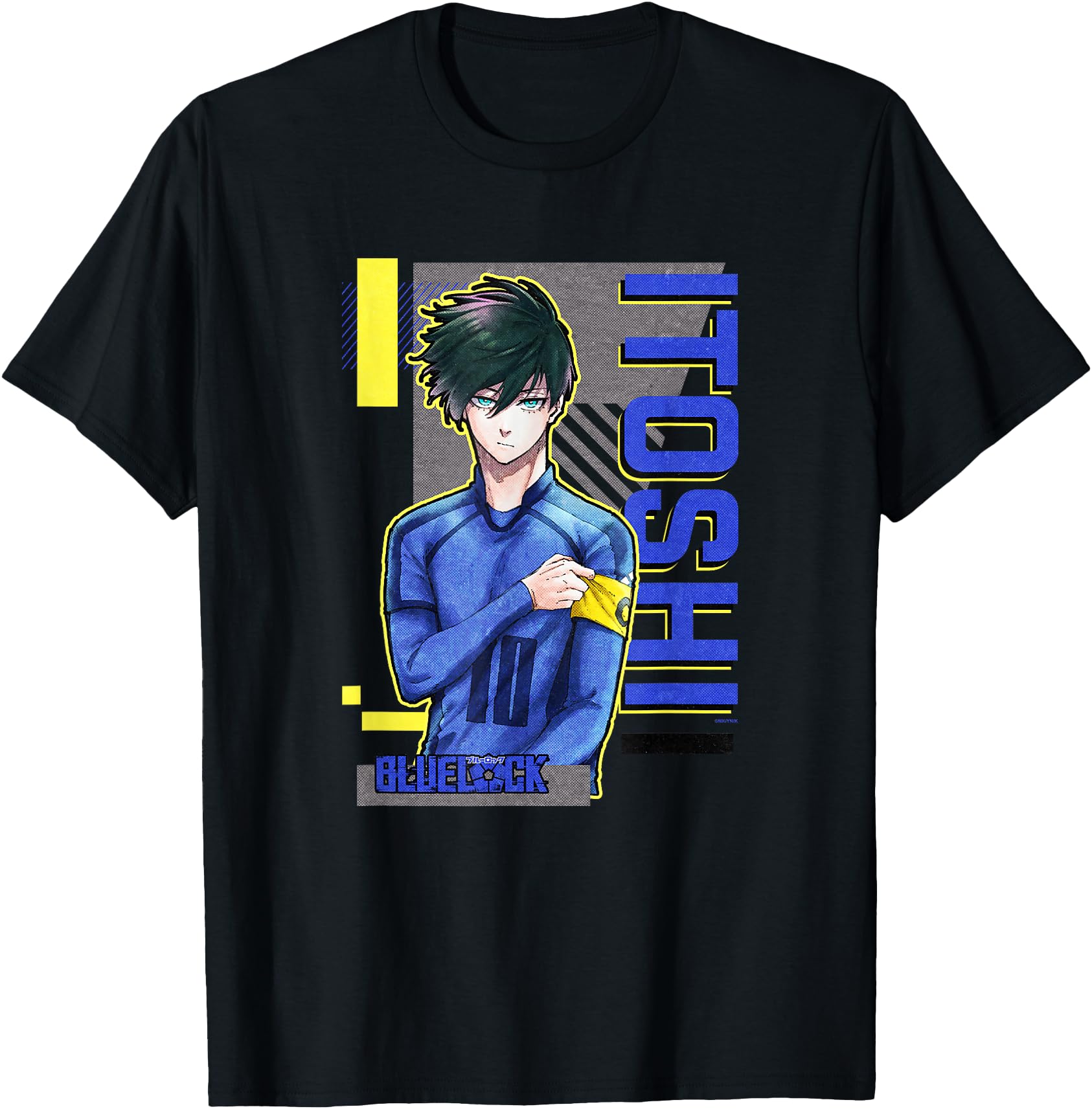 Blue Lock Rin Itoshi The Captain Big Chest Neon Portrait