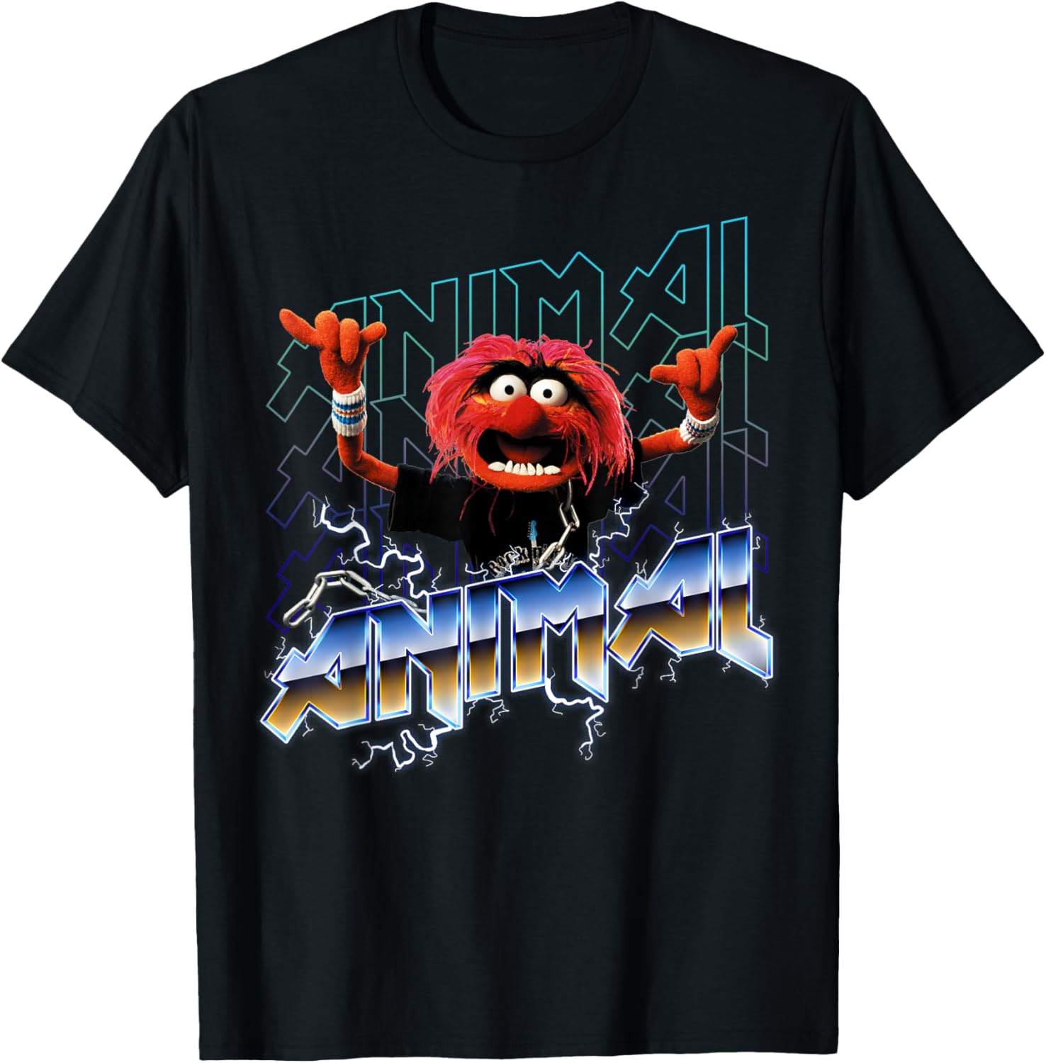 Disney The Muppets Animal Vintage Rock Metal Poster