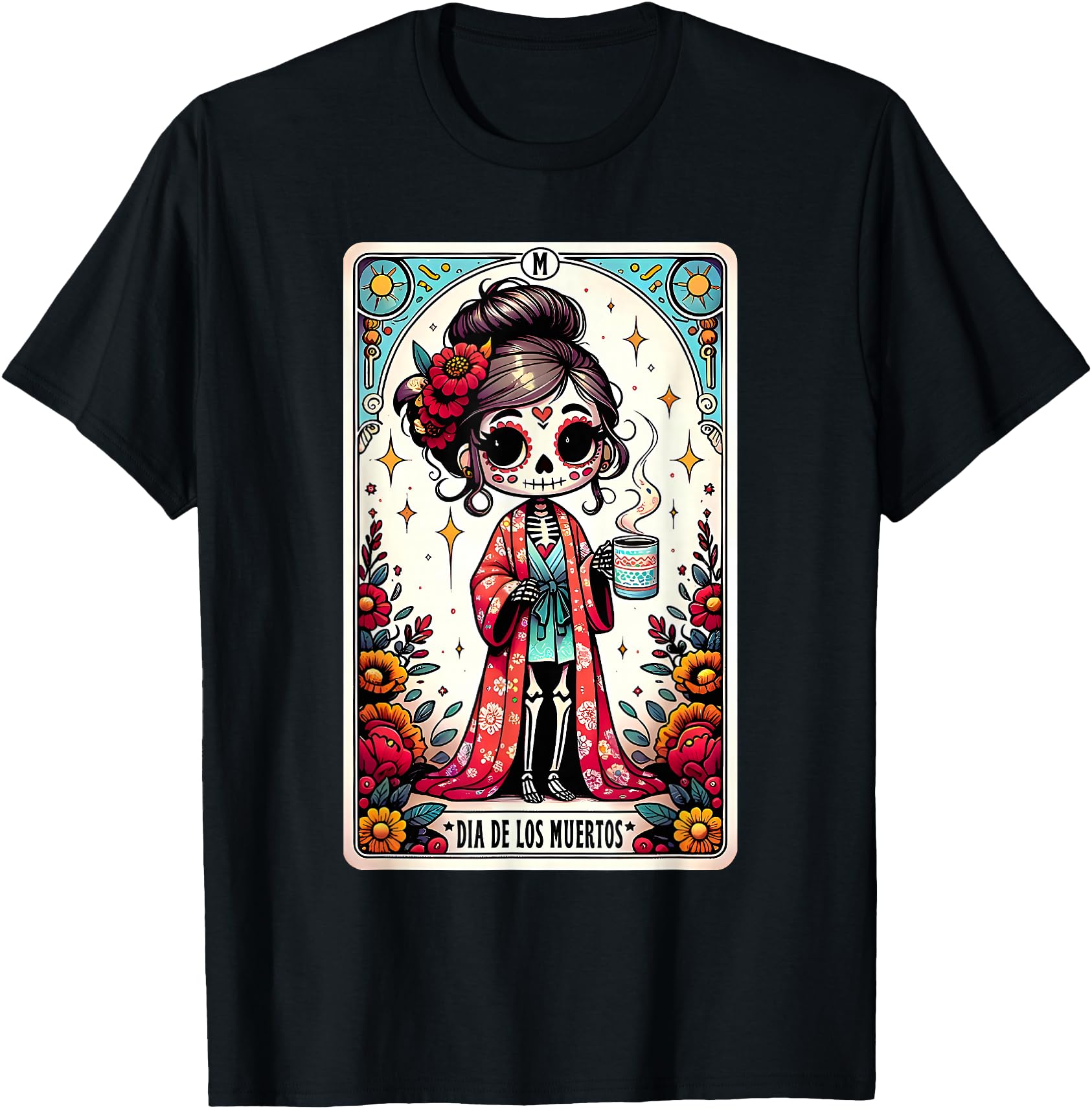 Day Of The Dead Dia De Los Muertos Catrina Woman Coffee