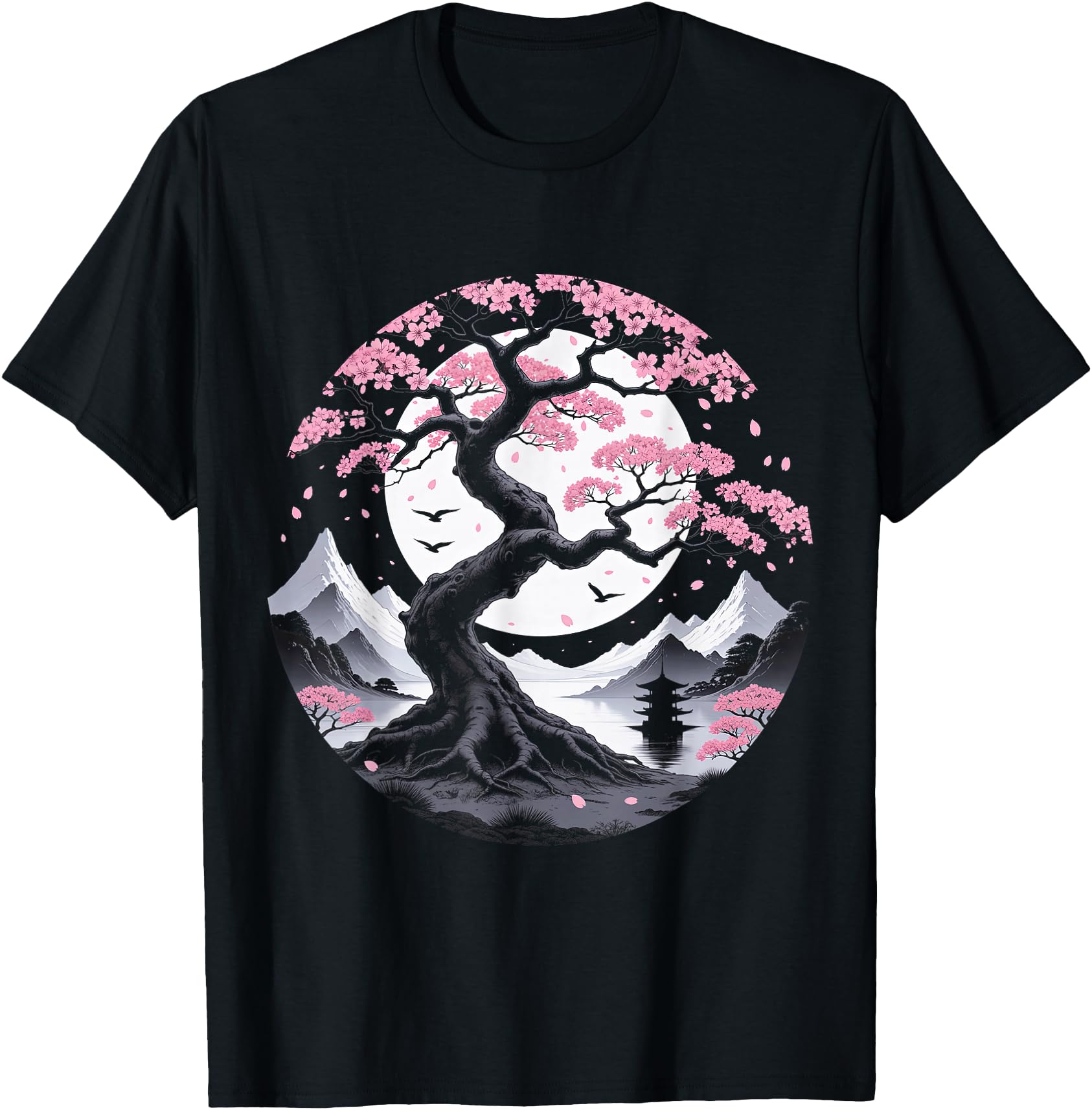 Sakura japanese cherry blossom nd moon japan blossoms pastel