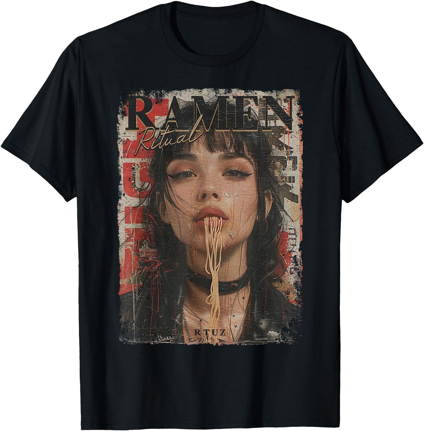 Ramen Noodles Kawaii Japan Retro Fashion Y2K Otaku Manga Anime