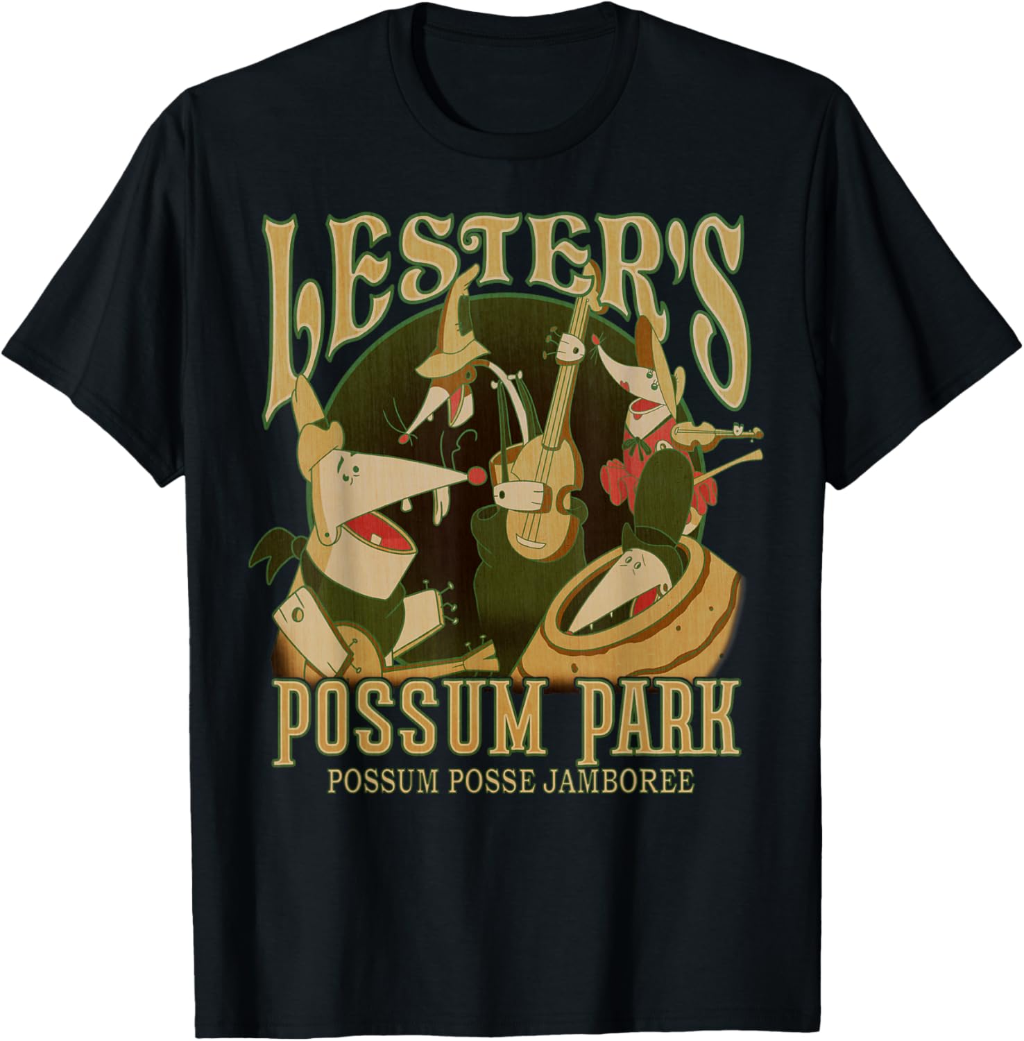Disney A Goofy Movie Lester's Possum Park Vintage Poster