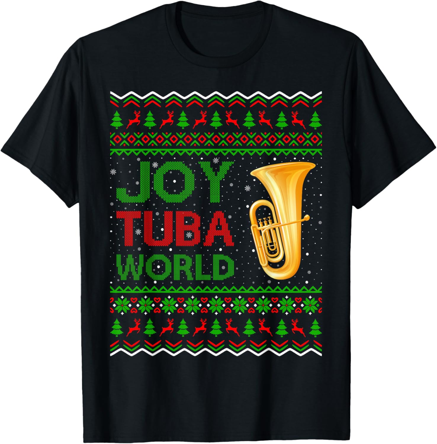 Joy Tuba World Music Lover Xmas Gift Ugly Tuba Christmas