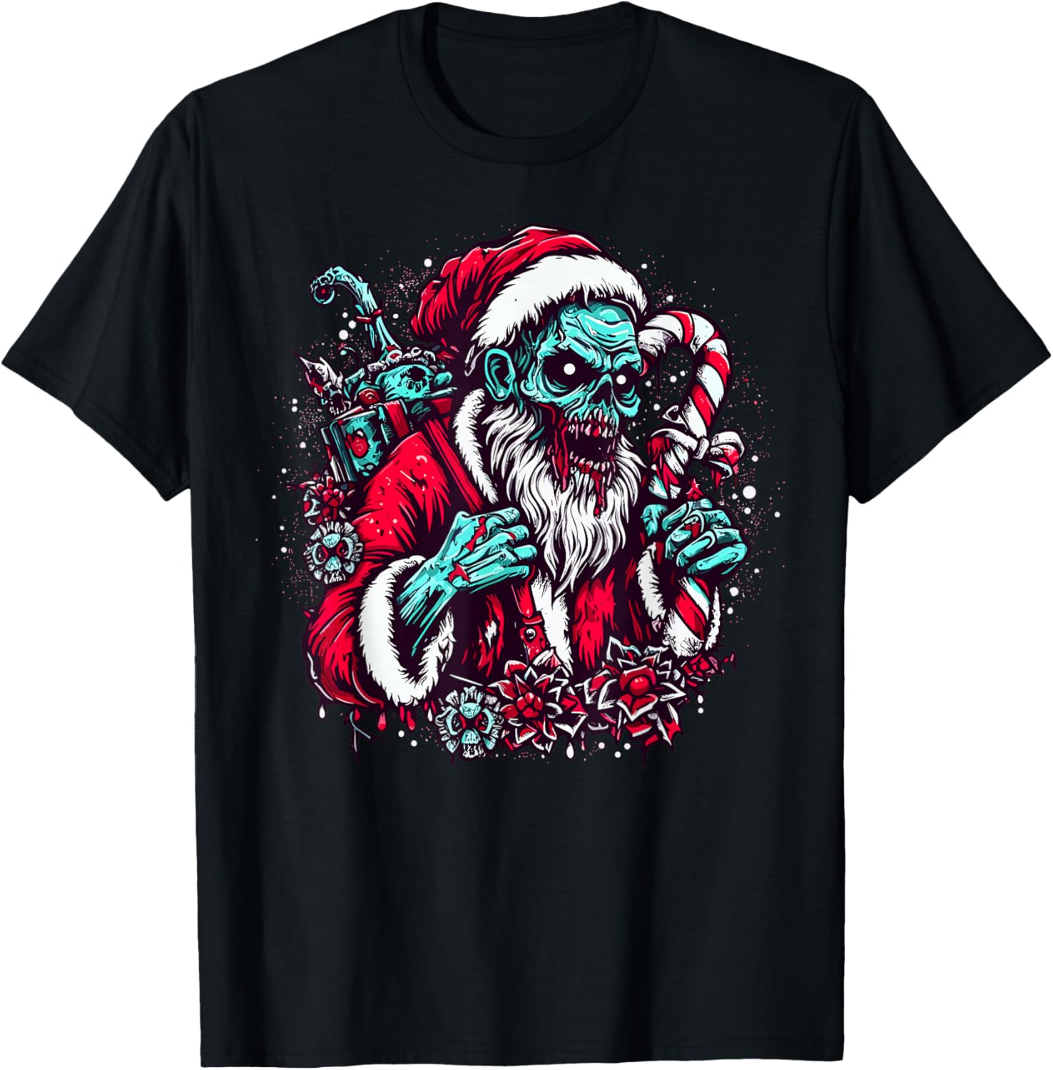 Zombie Santa Claus Christmas Zombies Xmas Horror Lover