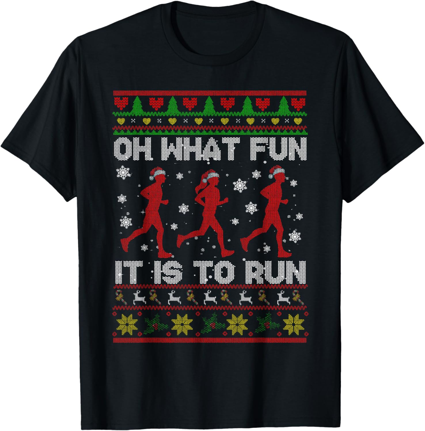 Oh What Fun It Is To Run Xmas Santa Runner Running Sweater