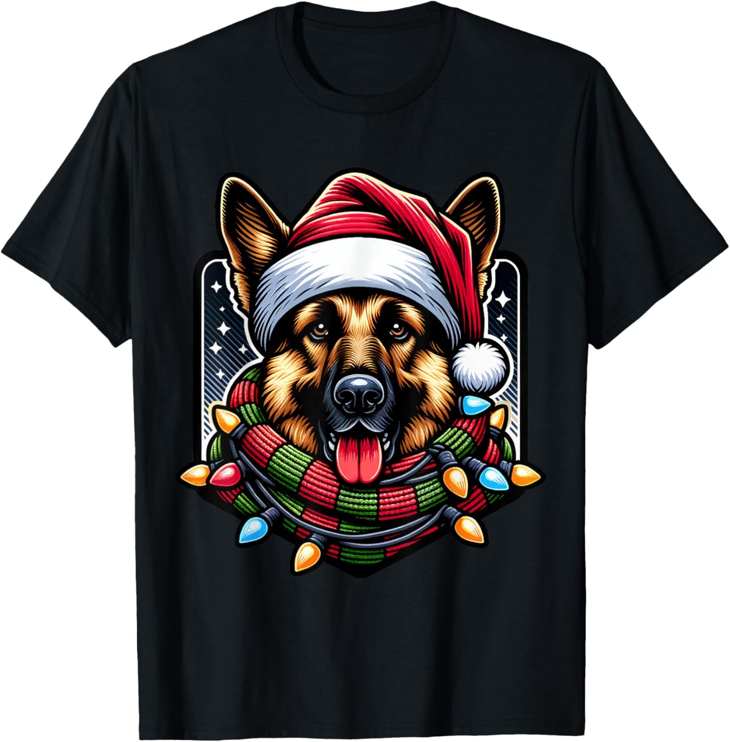 Christmas German Shepherd Xmas Shepherd Mom Dog Lover Womens