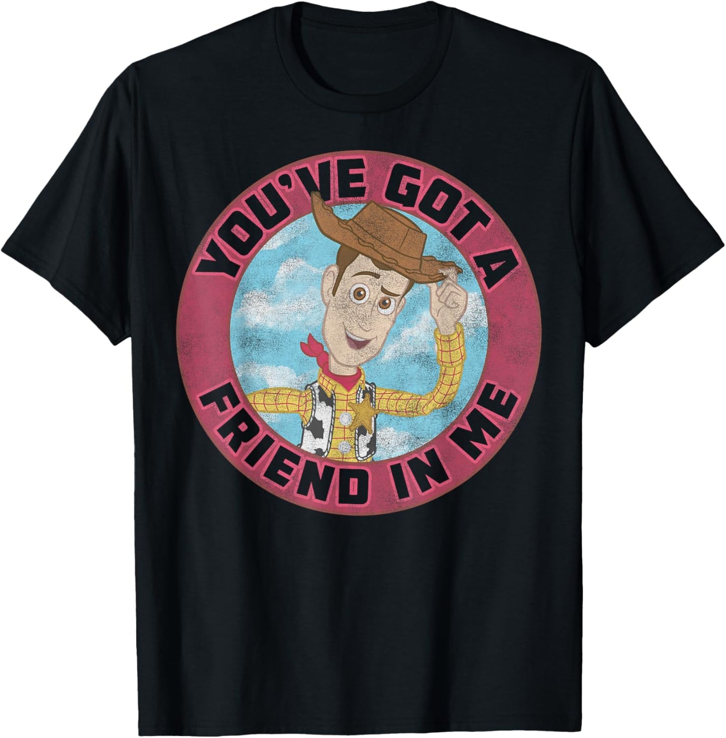 Disney Pixar Toy Story Woody Friend In Me Vintage Distressed