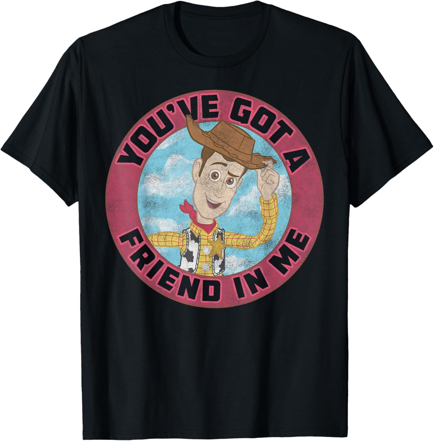 Disney Pixar Toy Story Woody Friend In Me Vintage Distressed