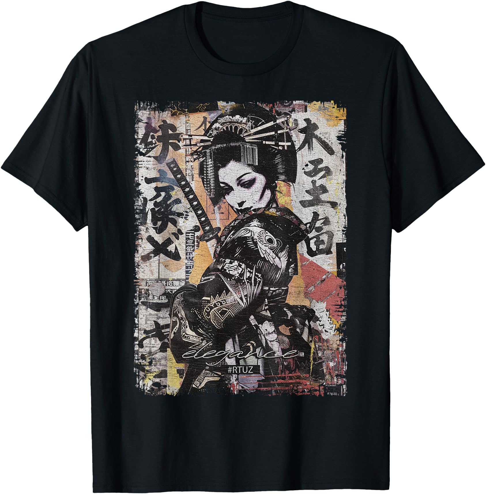 Hip Hop Y2K Vintage Hipster Edgy Urban Streetwear Geisha