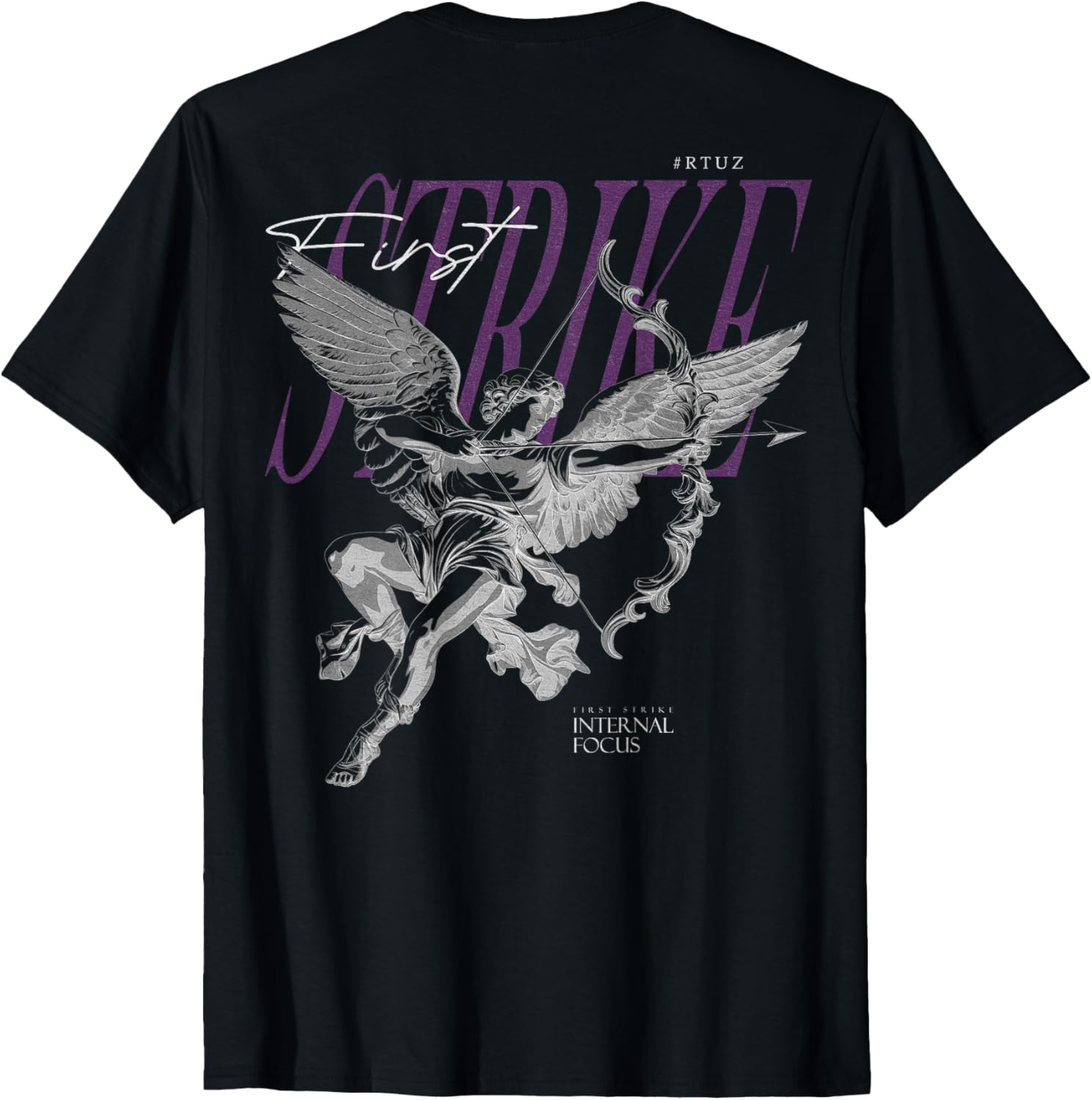 Back Print Y2K Aesthetic Streetwear Fashion Women Men Angel