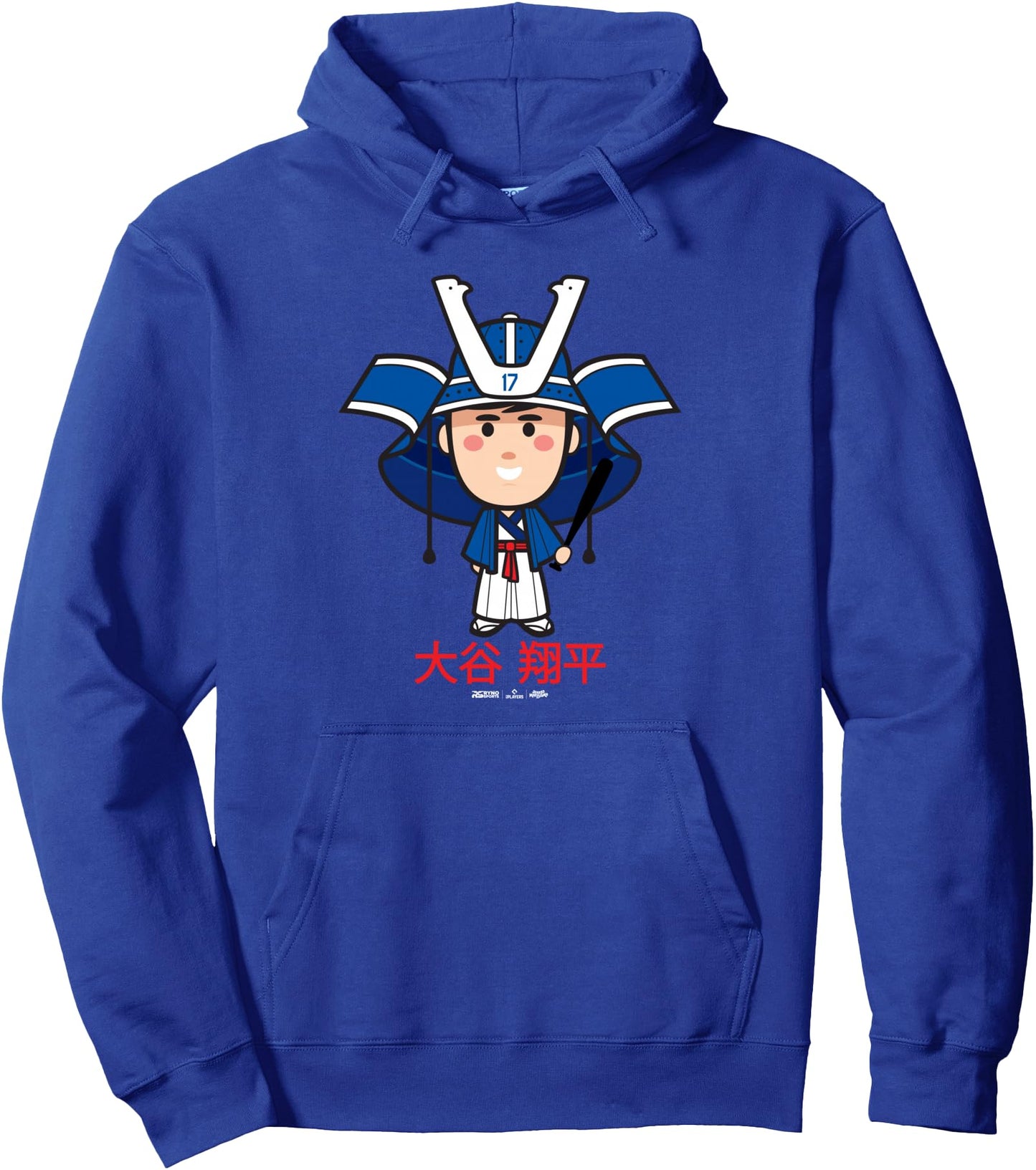 Shohei Ohtani Los Angeles Baseball Samurai (Japanese) MLBPA Pullover Hoodie